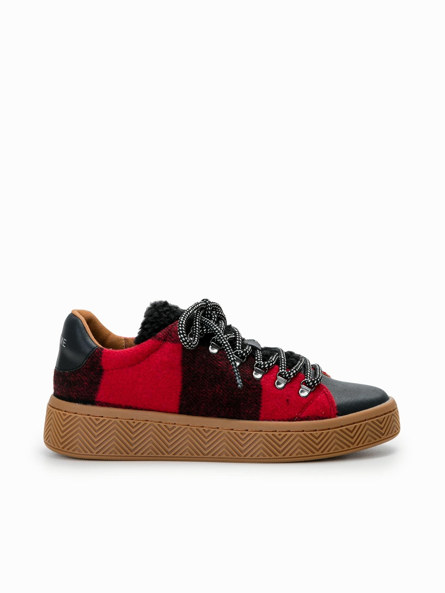 Ginger Sneaker Silk Scottish Black Carmin Sneakers HNRMST044X - 5