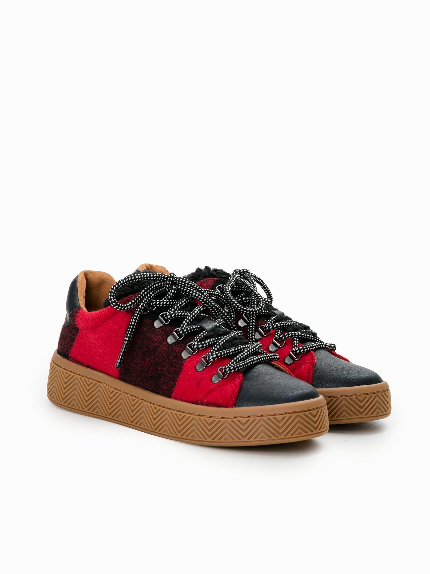 Ginger Sneaker Silk Scottish Black Carmin Sneakers HNRMST044X - 2