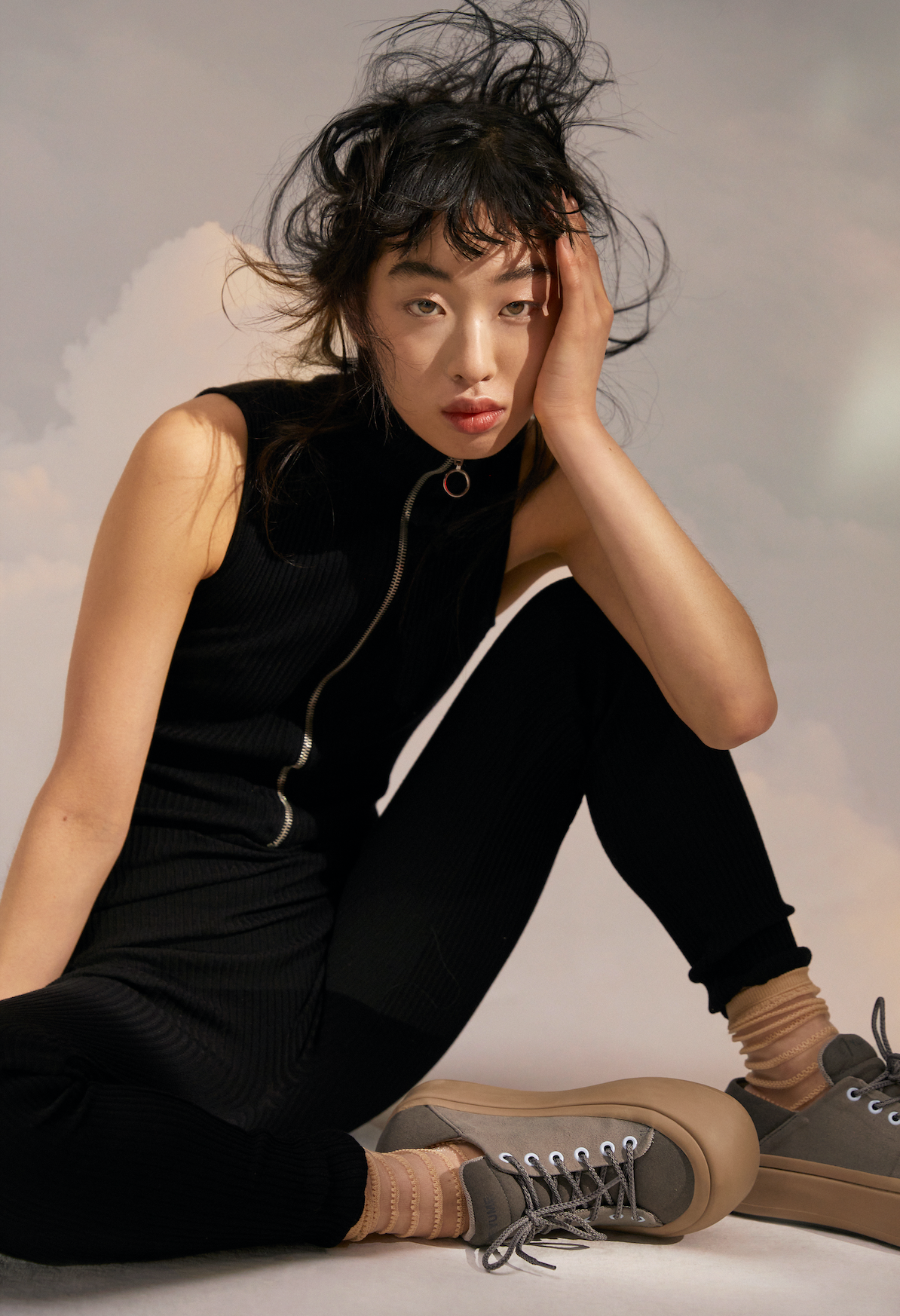 Goofy Beige Granite Sneakers Sneakers