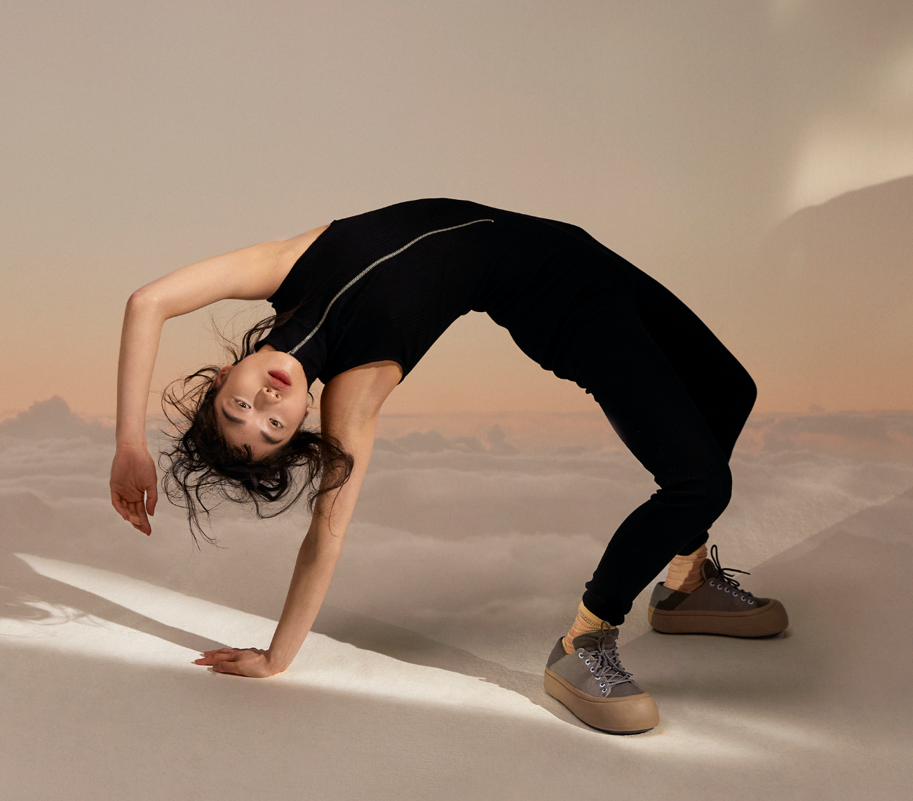 Goofy Beige Granite Sneakers Sneakers