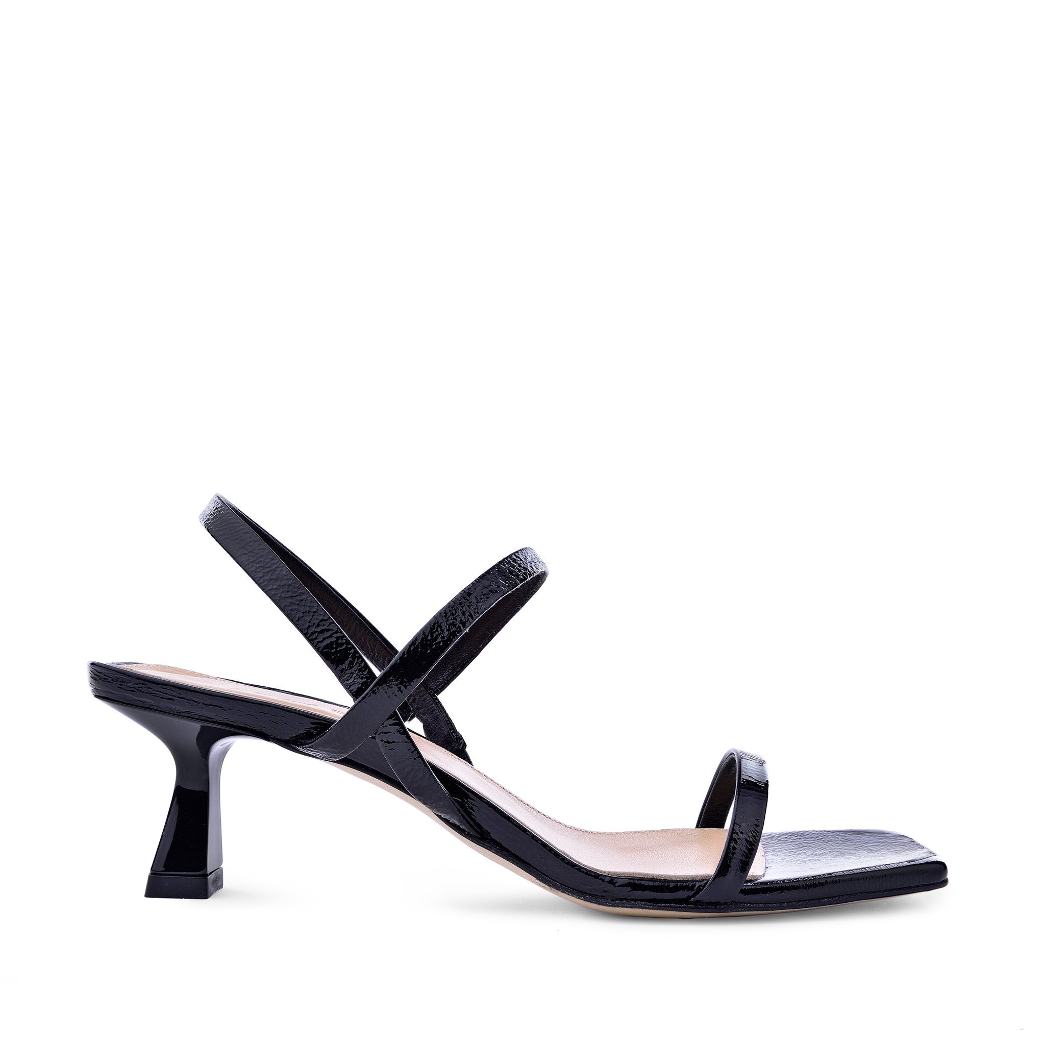 Miya Black Naplak Sandals 1408-01 - 1