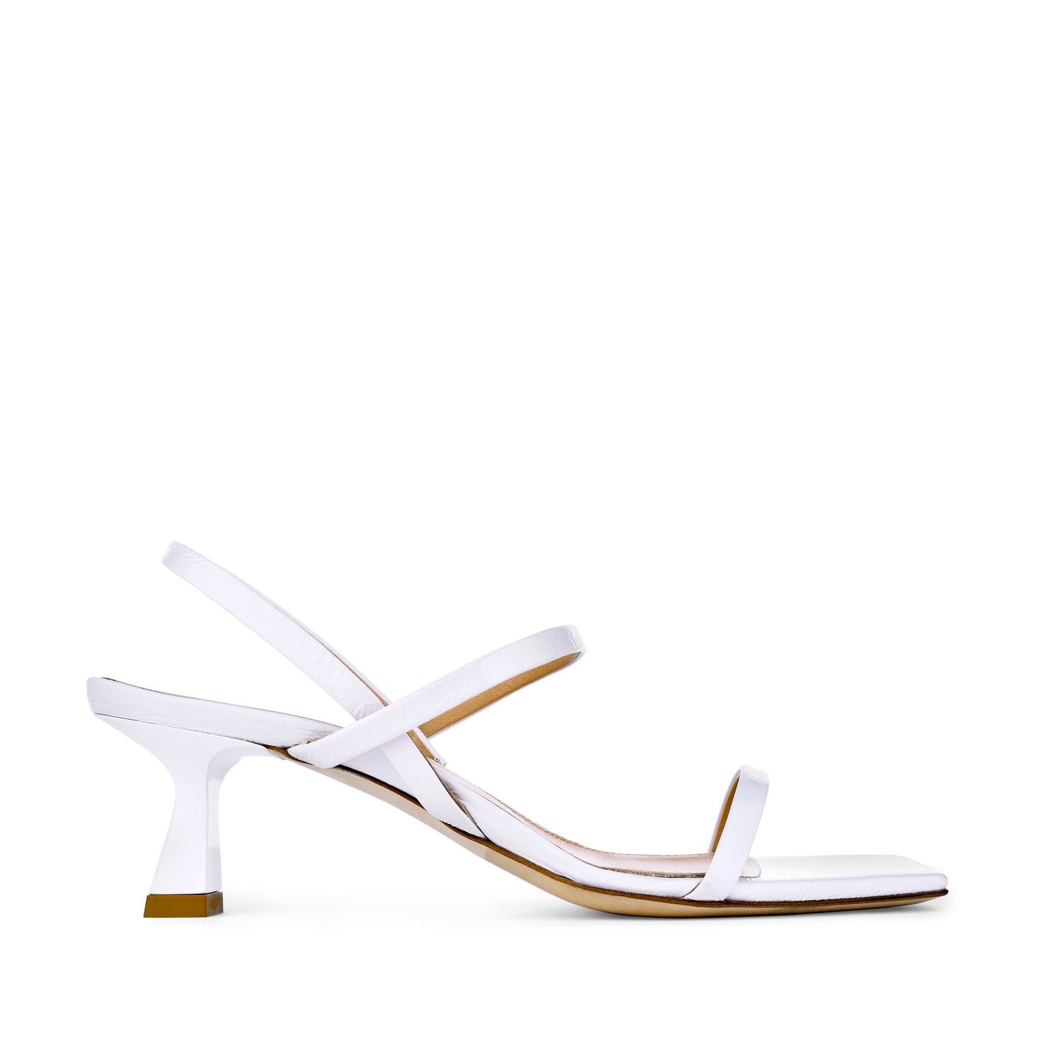 Miya White Naplak Sandals 1408-02 - 1