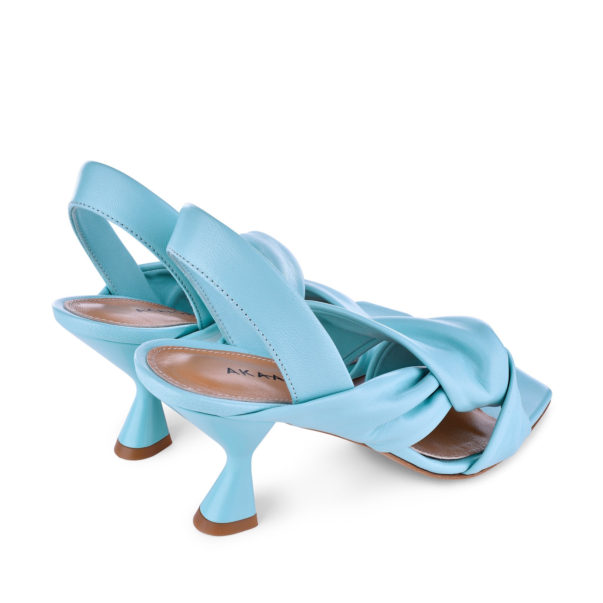Asami Sky Blue Soft Nappa Sandals 9107-03 - 6