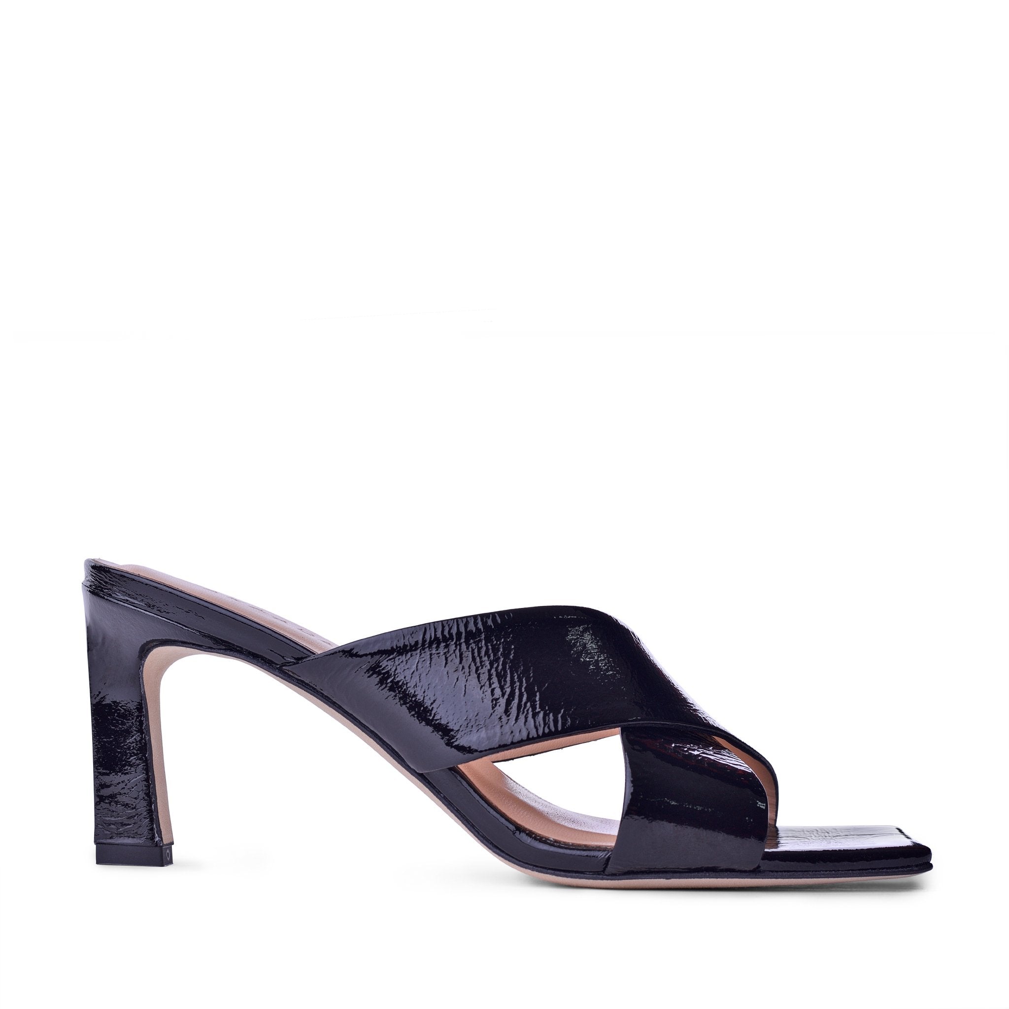 Kaori Black Soft Naplak Mules 20035-01-08 - 1
