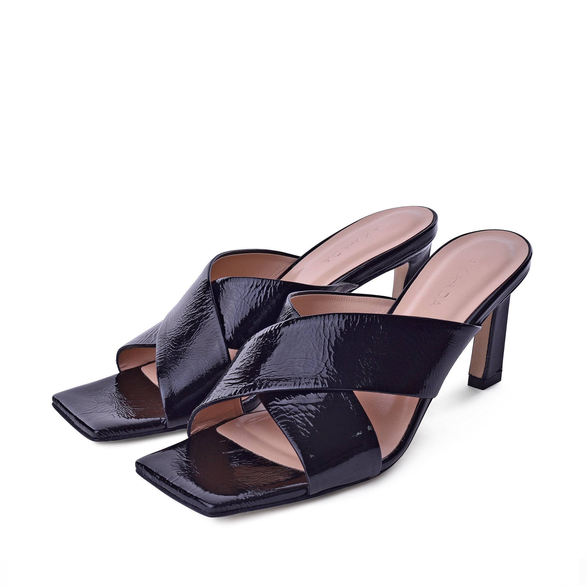 Kaori Black Soft Naplak Mules 20035-01-08 - 5