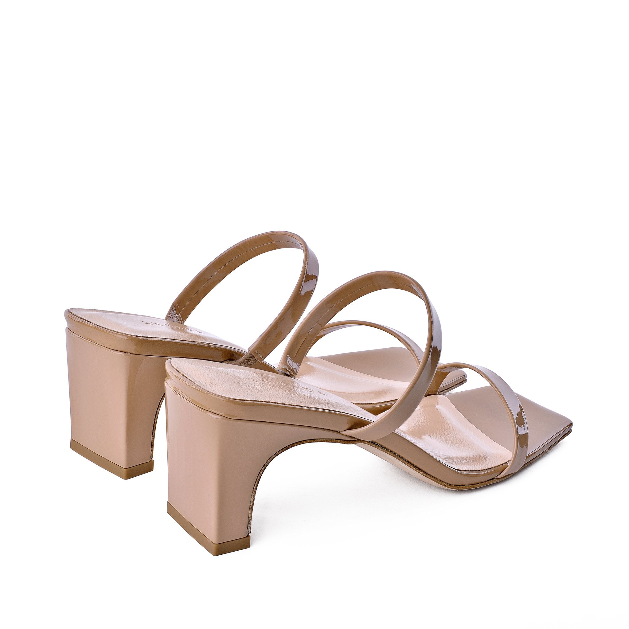 Yuki Nude Patent Leather Sandals 20033-01-02 - 5