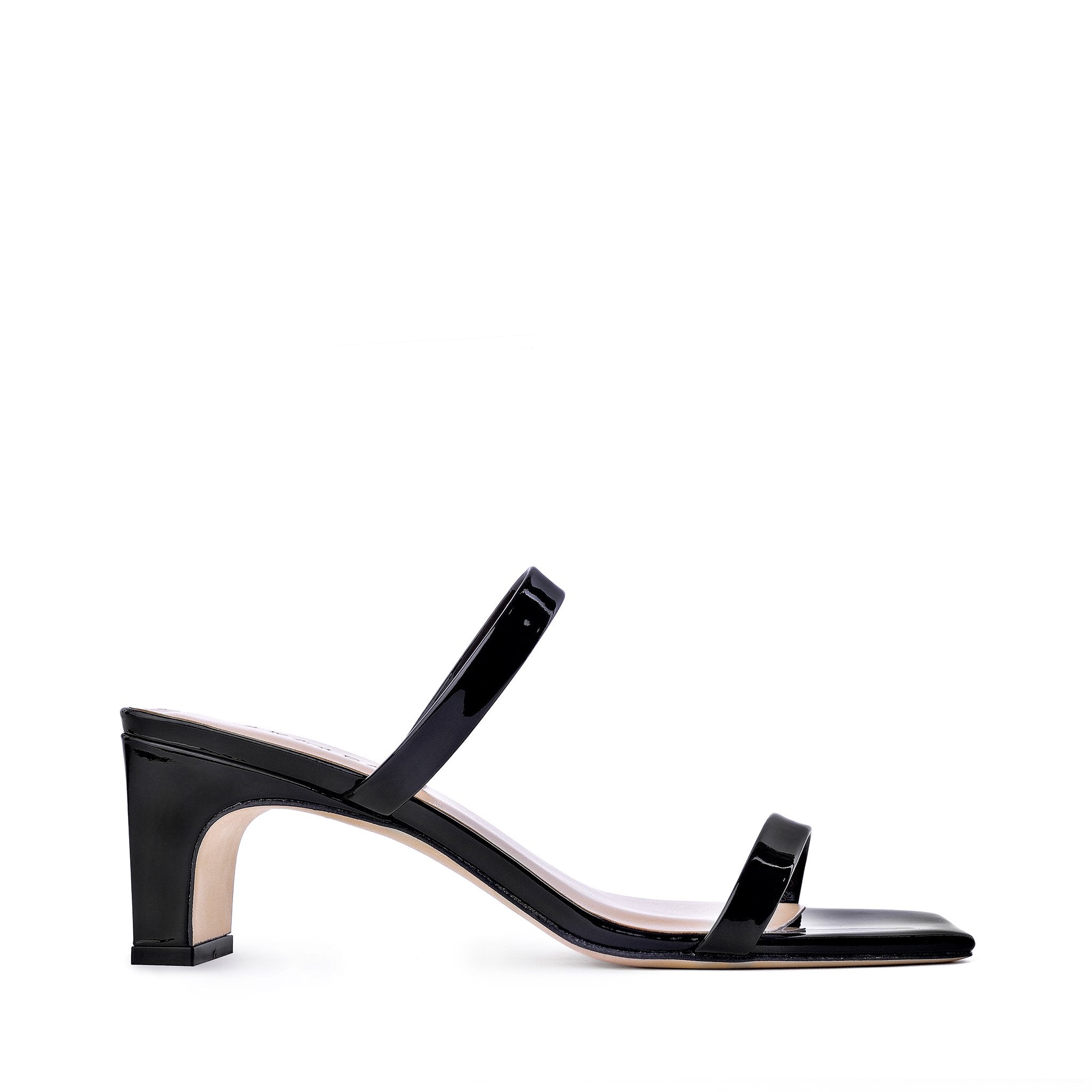 Yuki Black Patent Leather Sandals 20033-01-09 - 1
