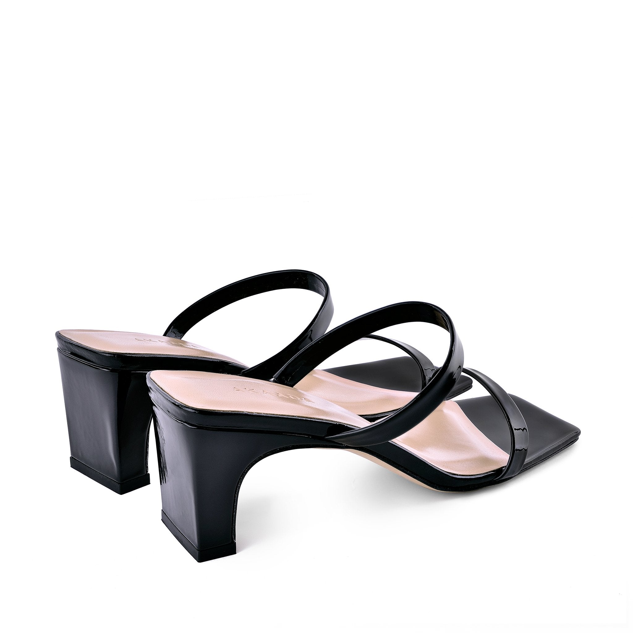 Yuki Black Patent Leather Sandals 20033-01-09 - 5
