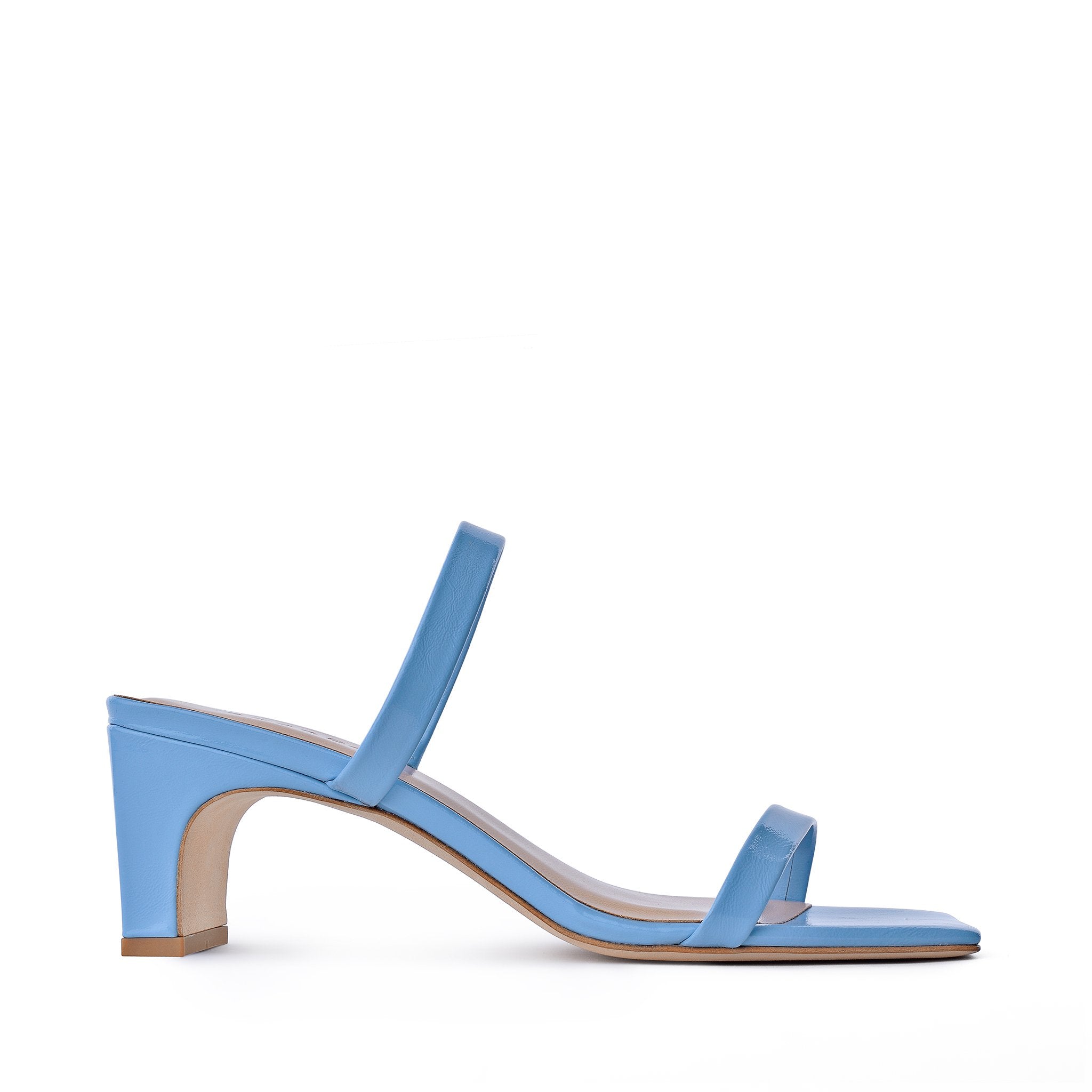 Yuki Light Blue Leather Sandals 20033-01-17 - 1