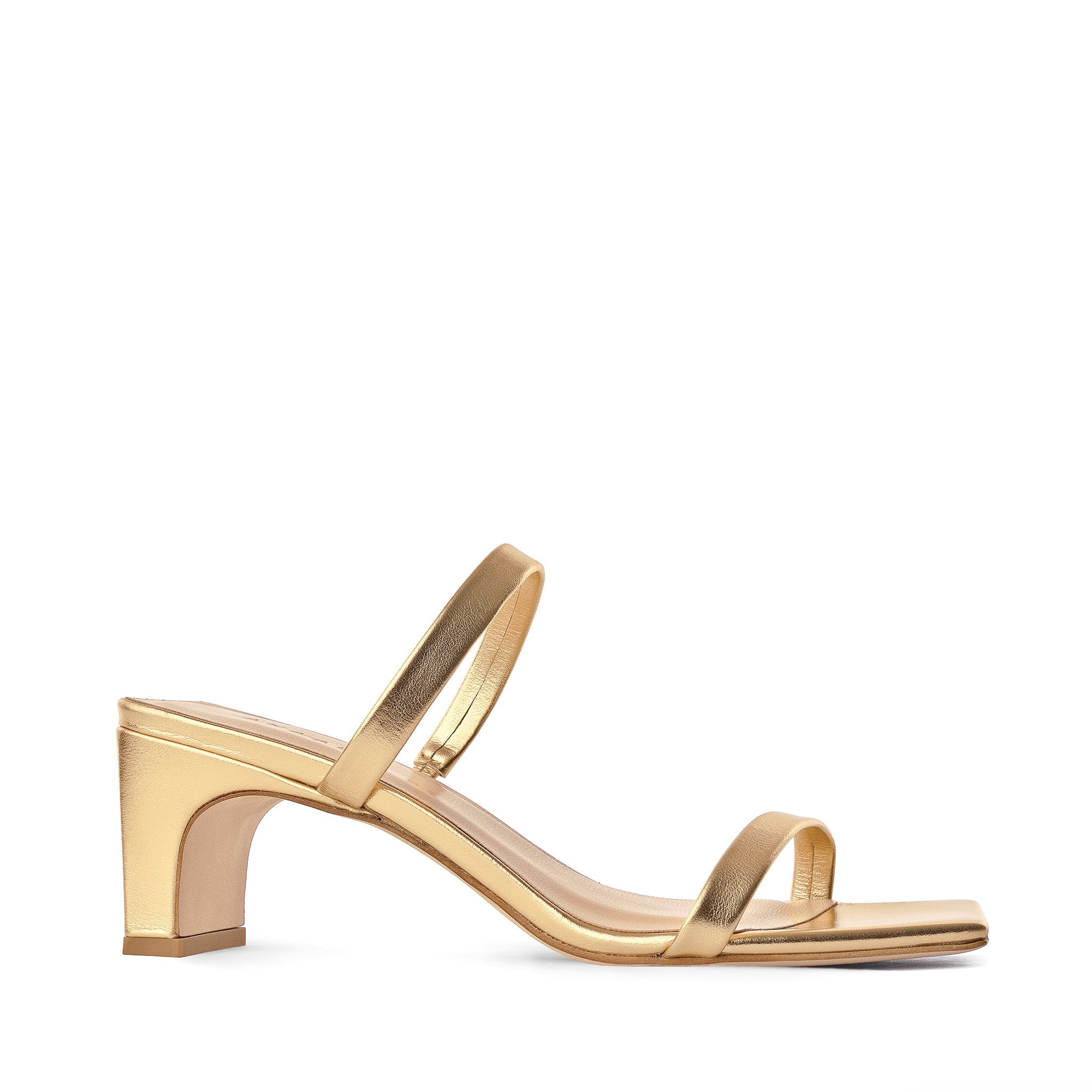 Yuki Gold Metallic Leather Sandals 20033-01-16 - 1