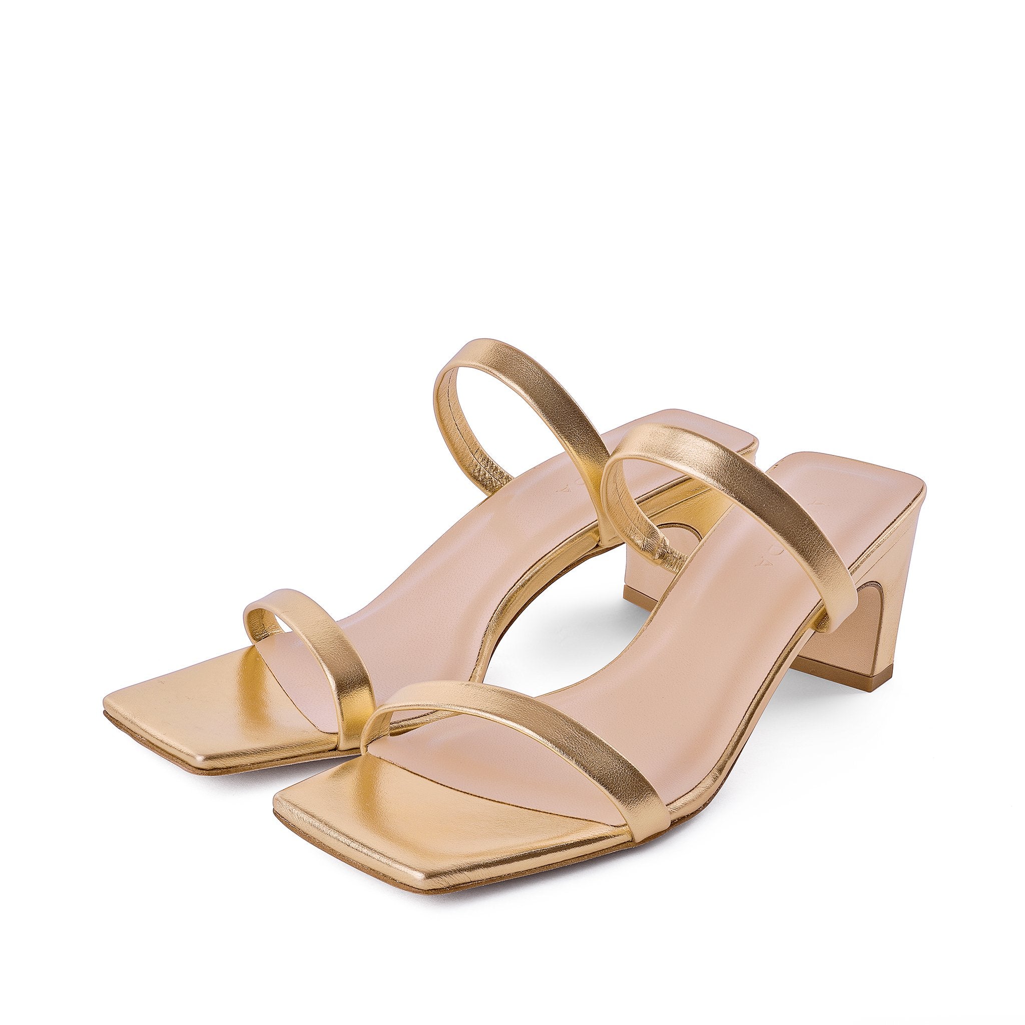Yuki Gold Metallic Leather Sandals 20033-01-16 - 6