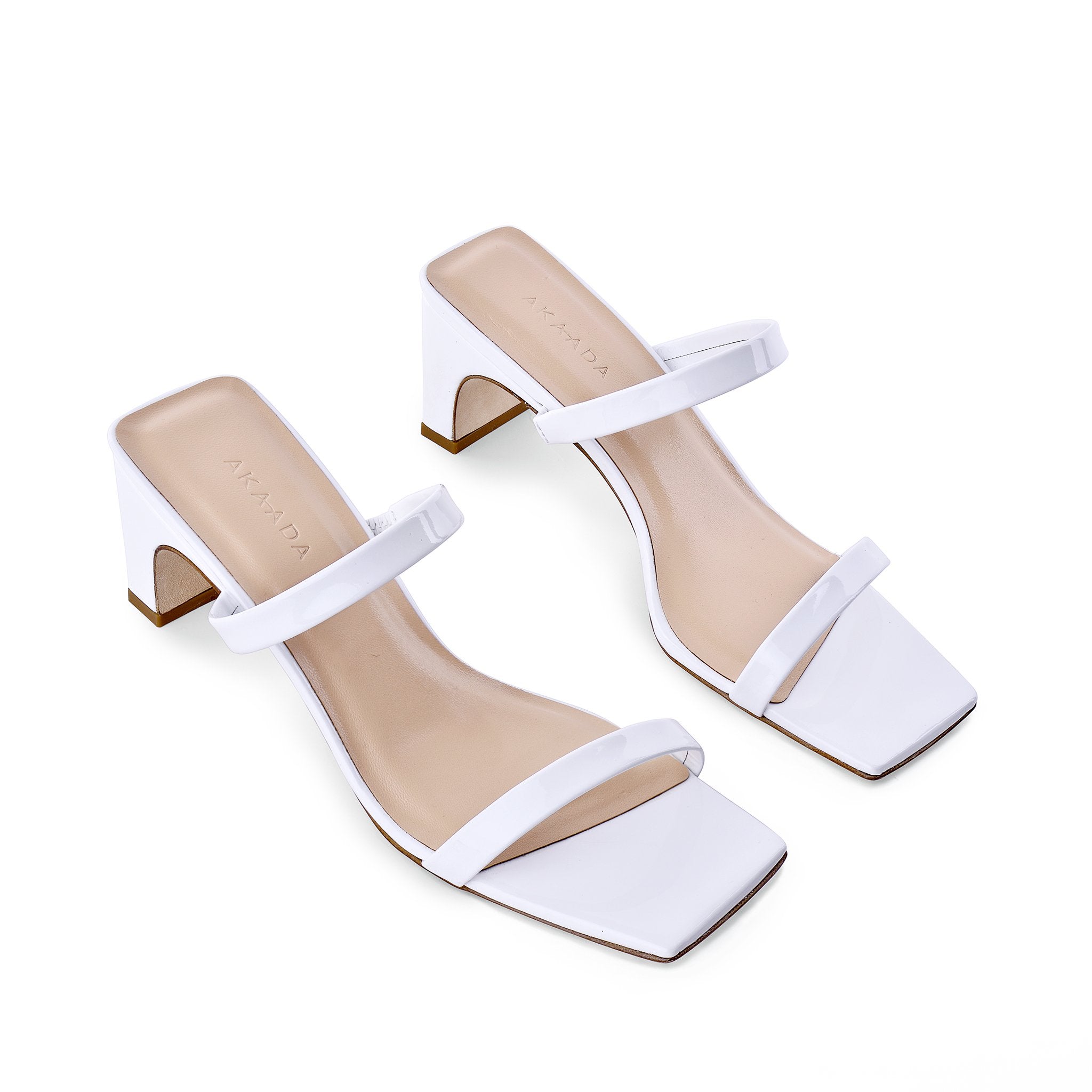 Yuki White Patent Leather Sandals 20033-01-01 - 3