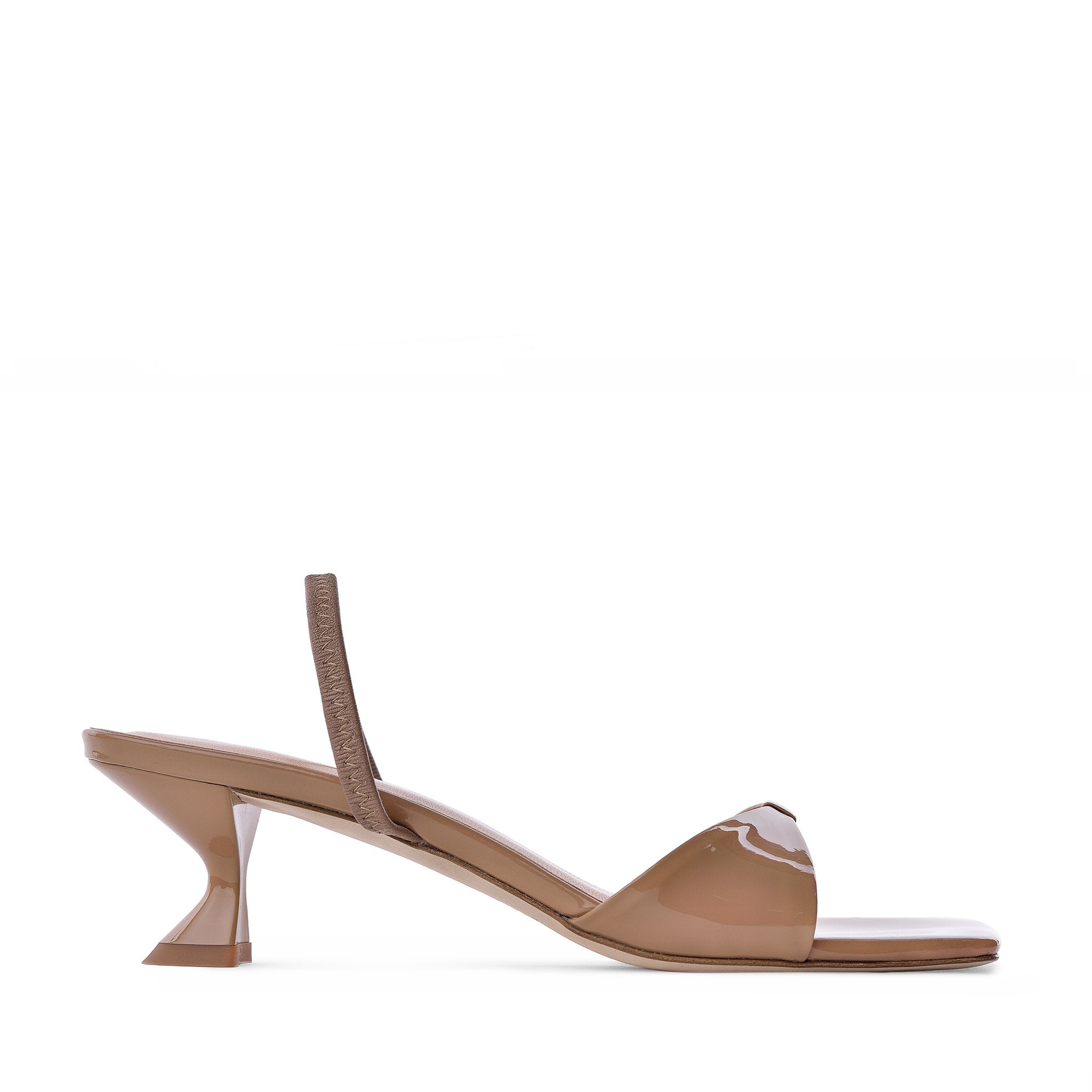 Sayuri Nude Patent Leather Sandals 20029-01-02 - 1