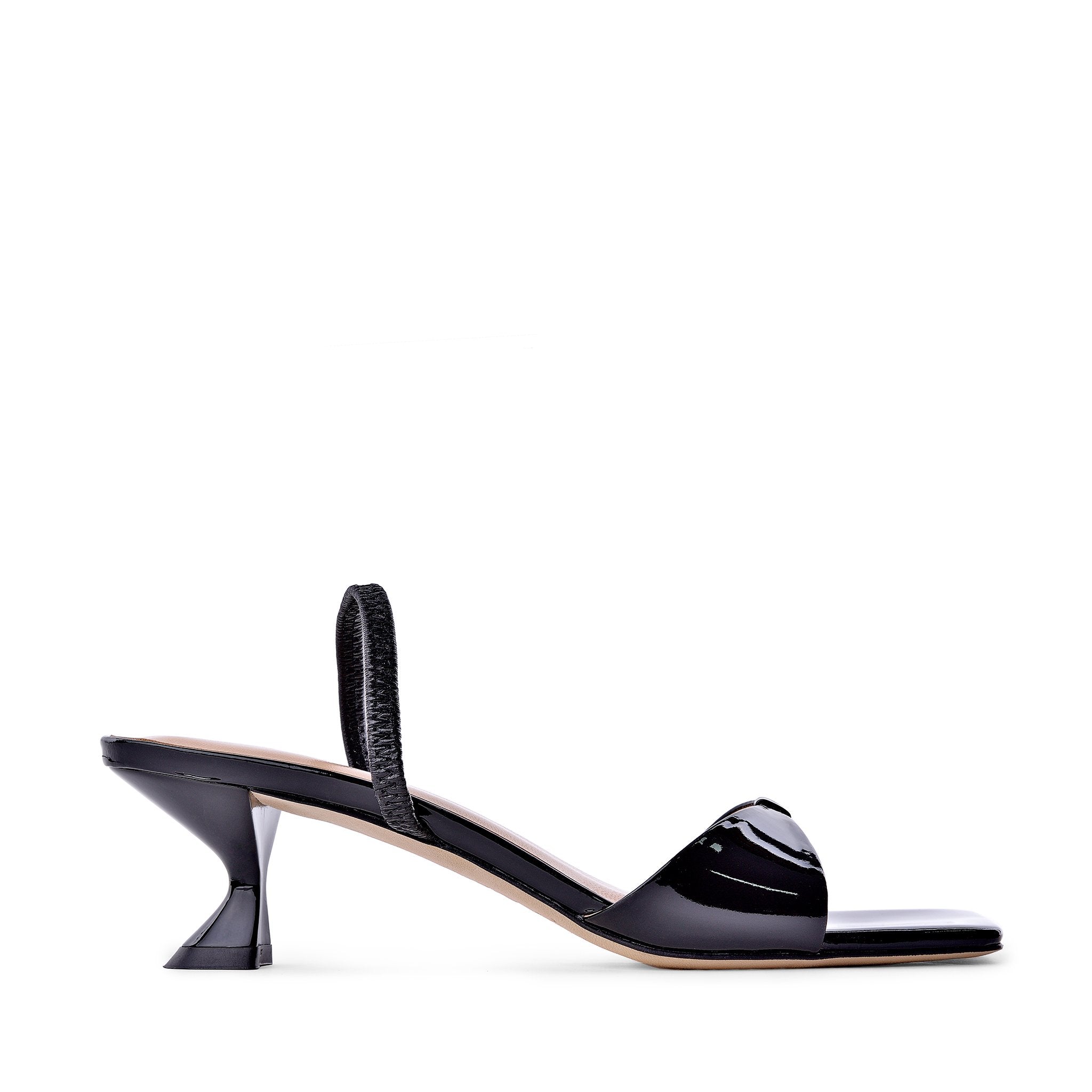 Sayuri Black Patent Leather Sandals 20029-01-01 - 1
