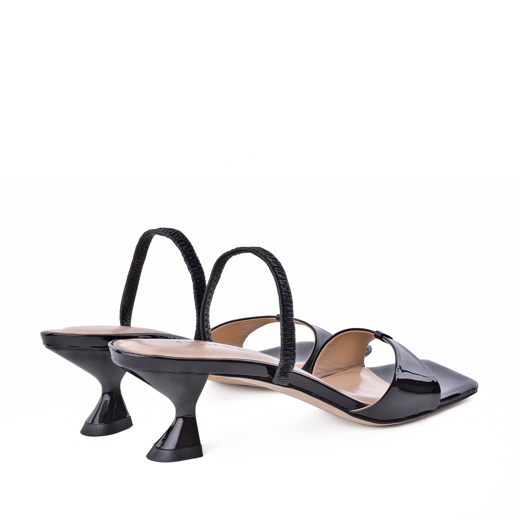 Sayuri Black Patent Leather Sandals 20029-01-01 - 5