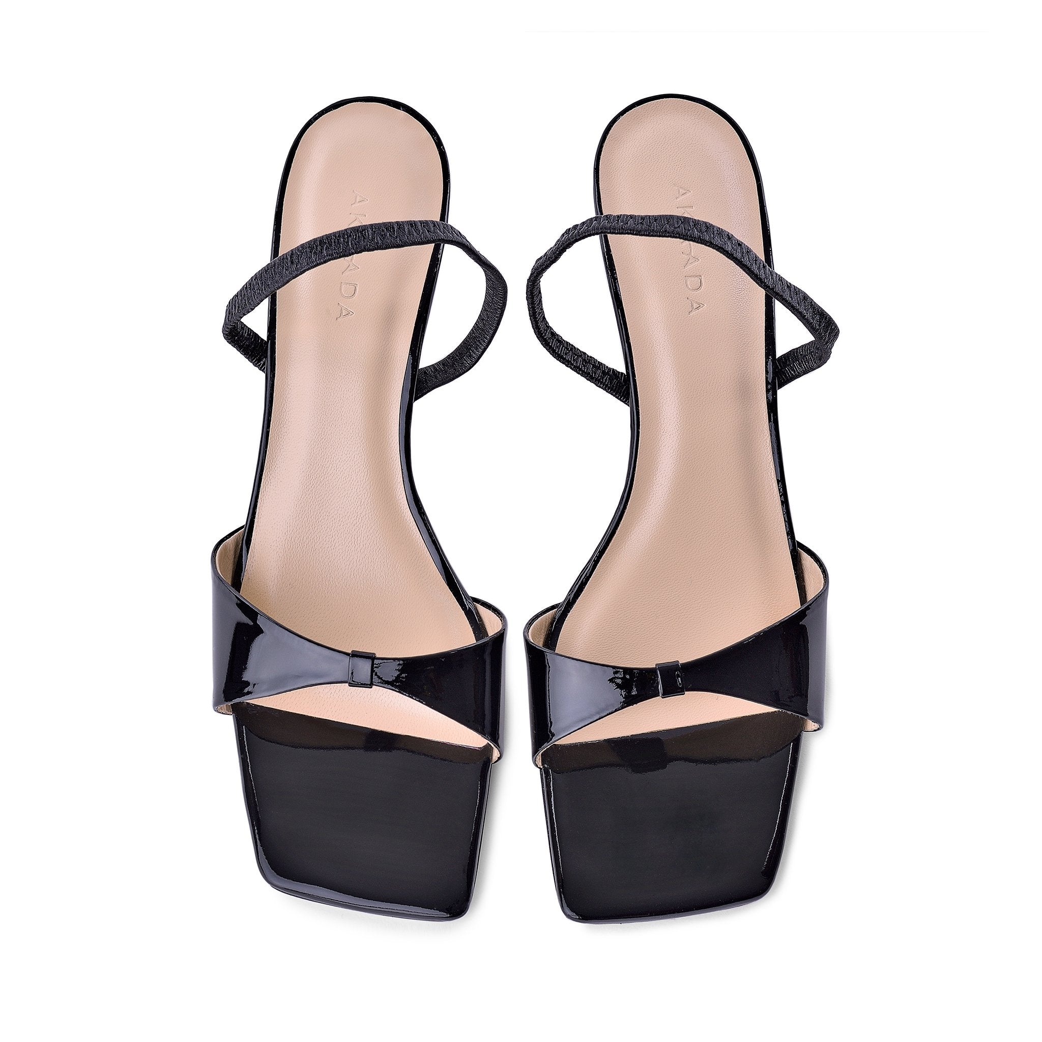 Sayuri Black Patent Leather Sandals 20029-01-01 - 4