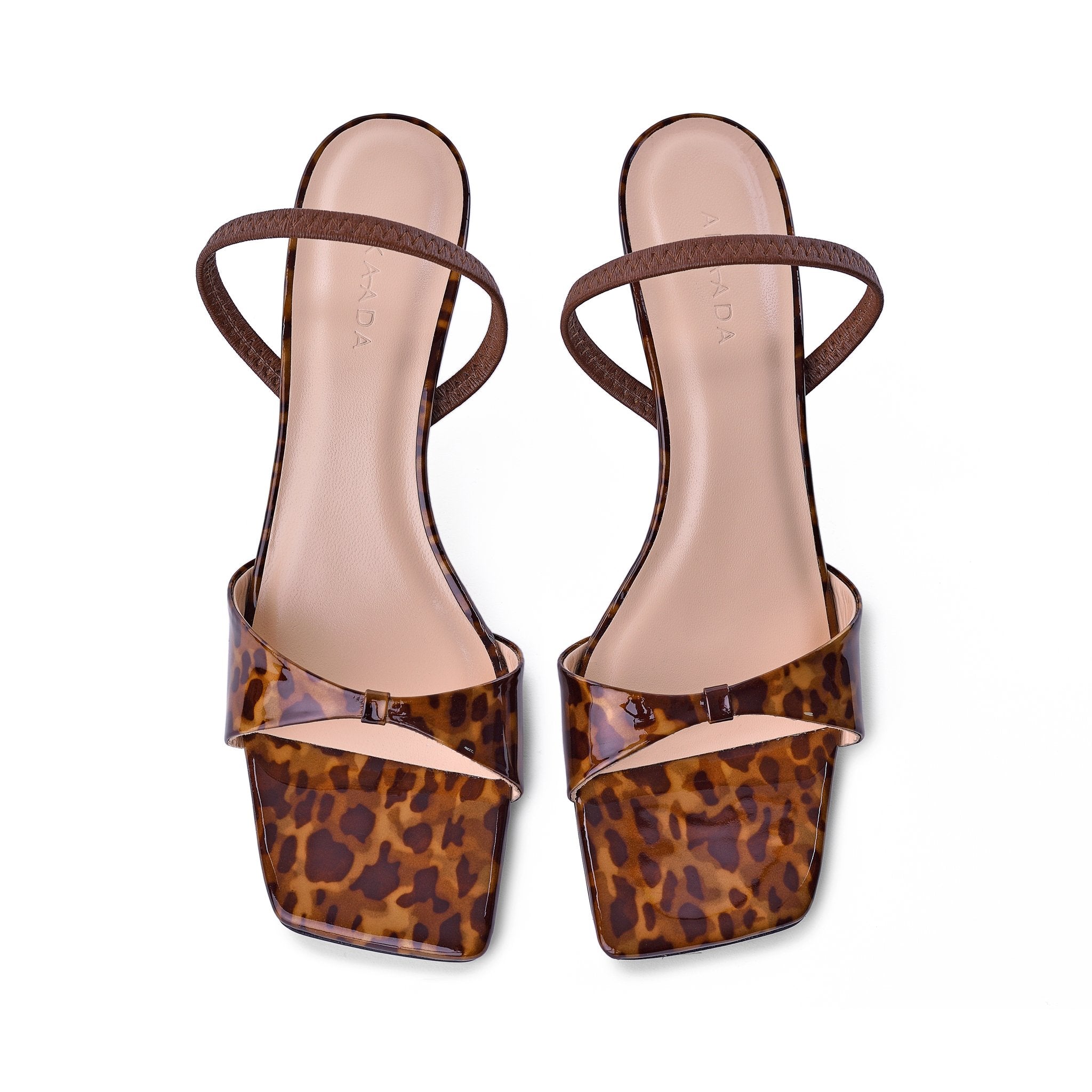 Sayuri Leopard Print Leather Sandals 20029-01-09 - 4