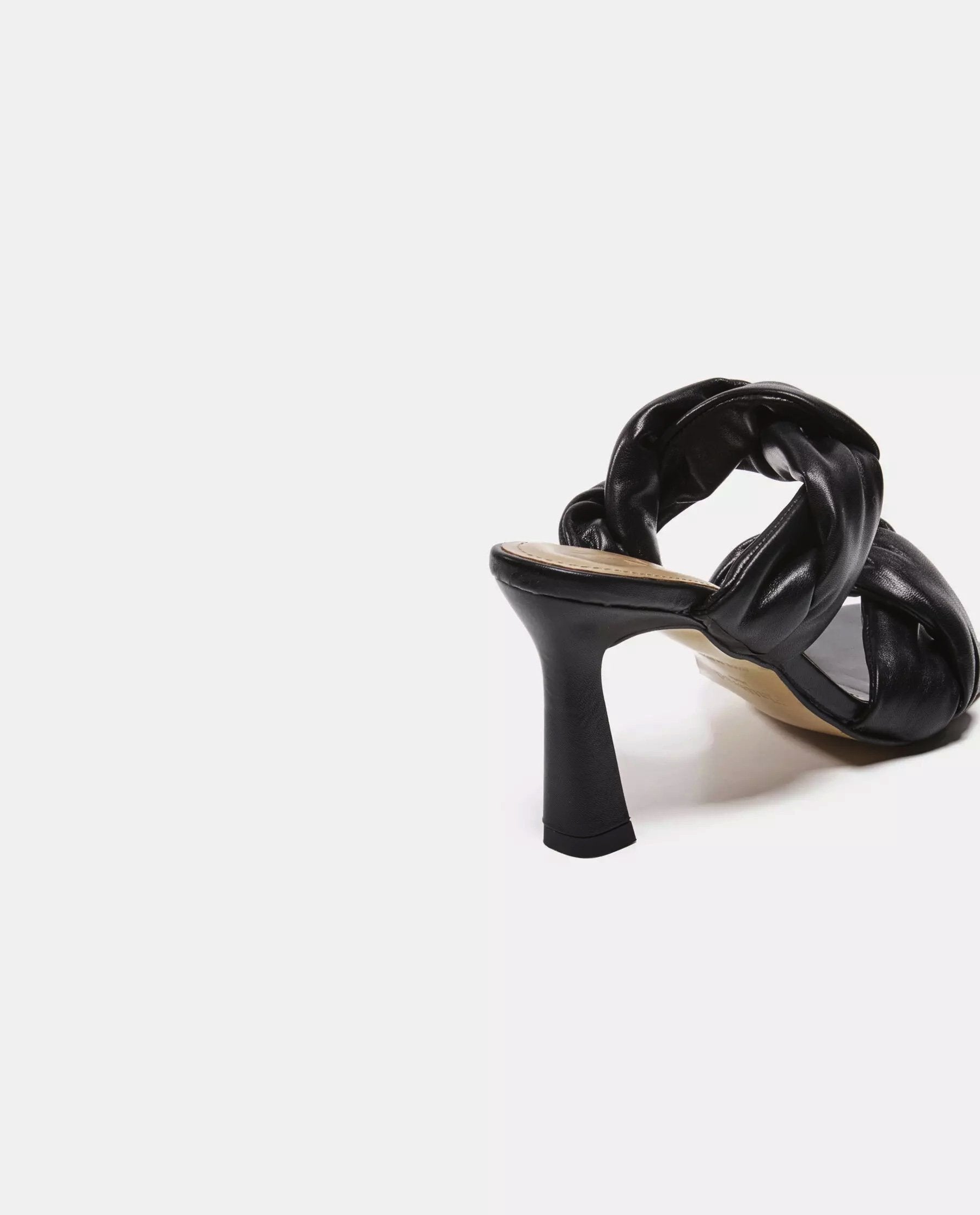 River Leather Black Heeled Sandals 21010416001-001 - 5