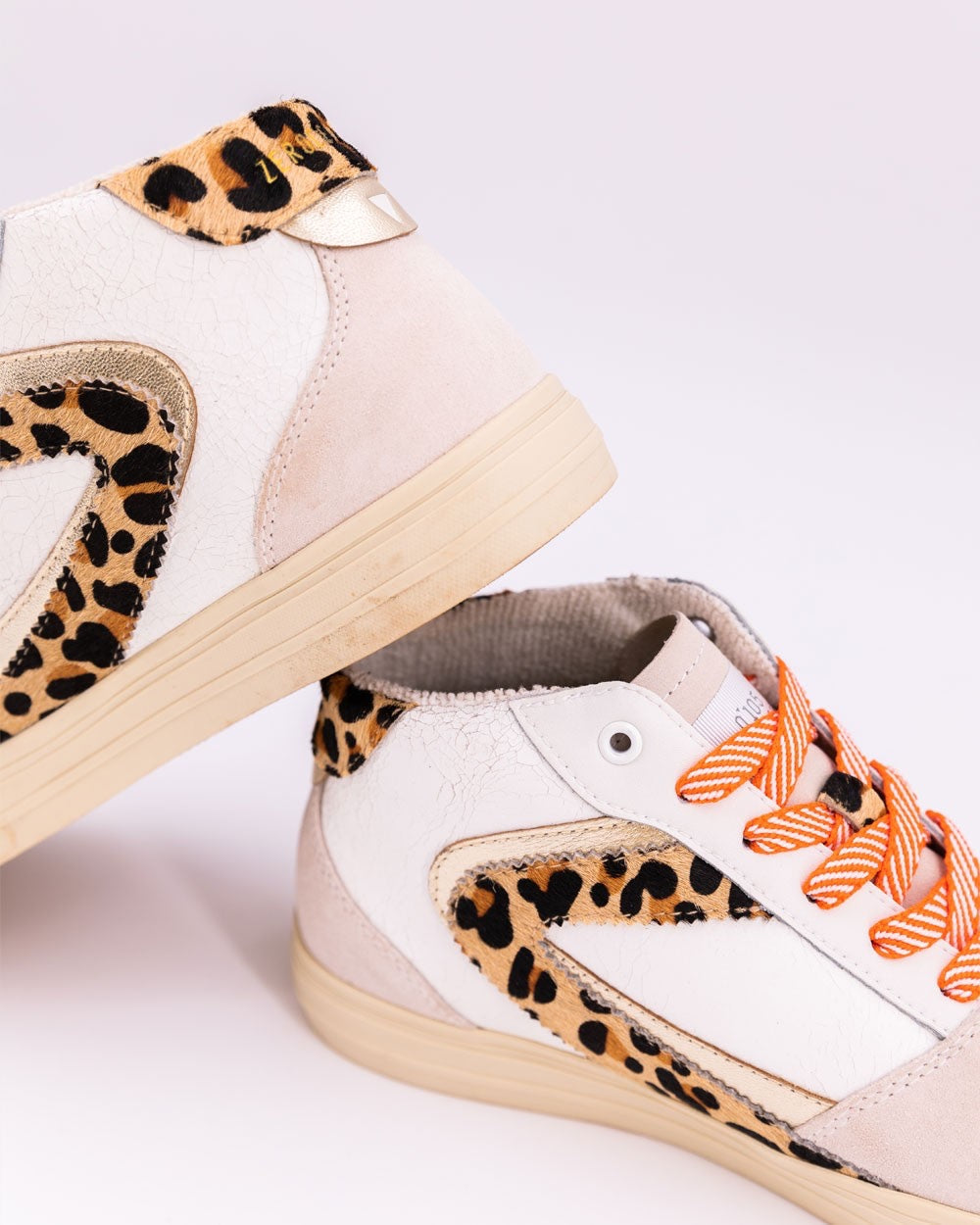 Jade Dbl Leo Gold Hi Sneakers E2JADELEOGOLD - 4
