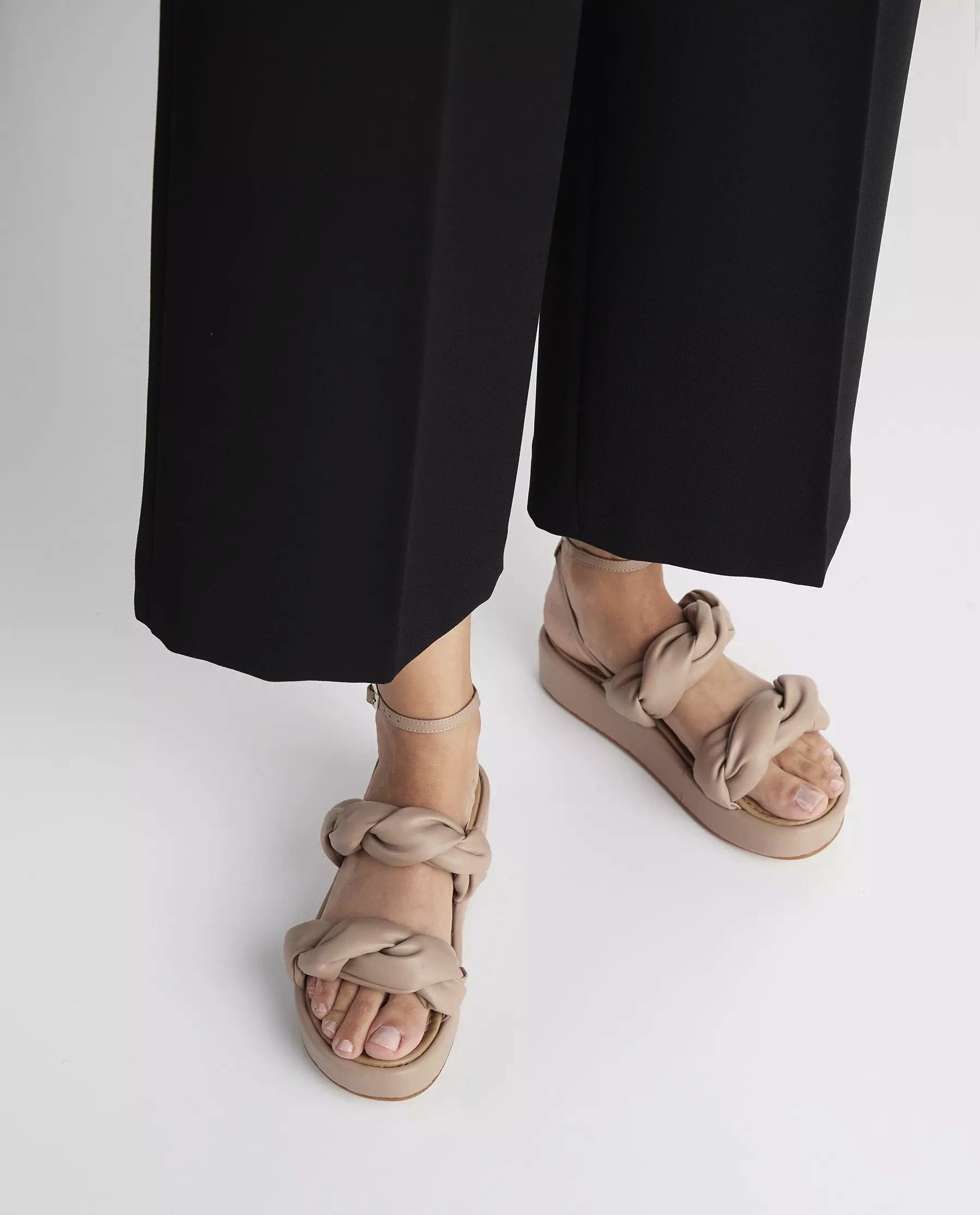 Haven Vegan Beige Sandals - 2