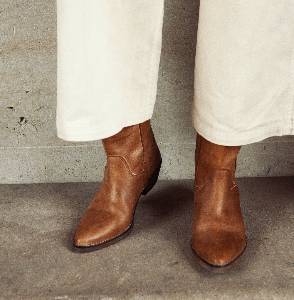 Tracy Dark Tan Boots - 3