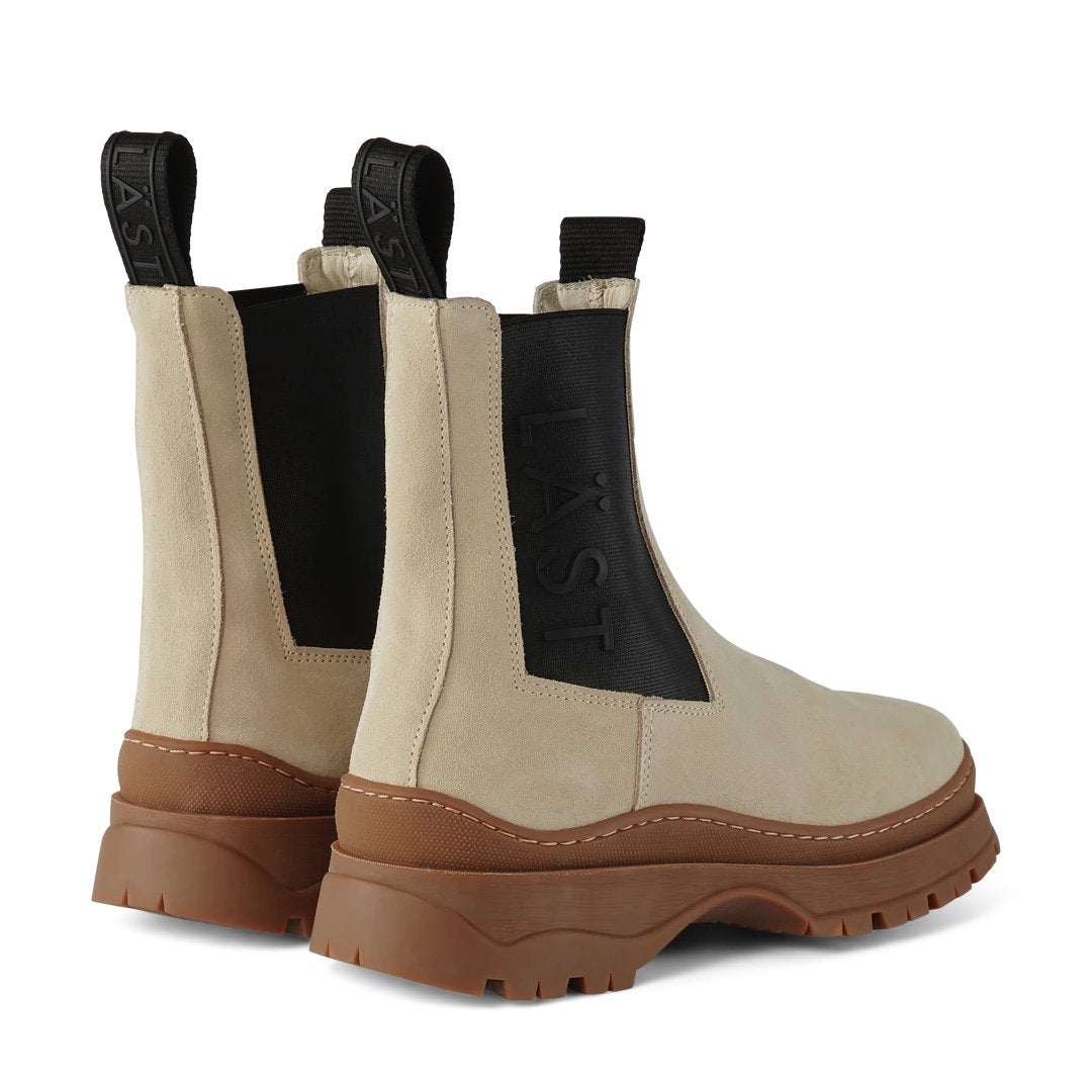 Powder Chelsea Suede Beige Boots LAST1104 - 3
