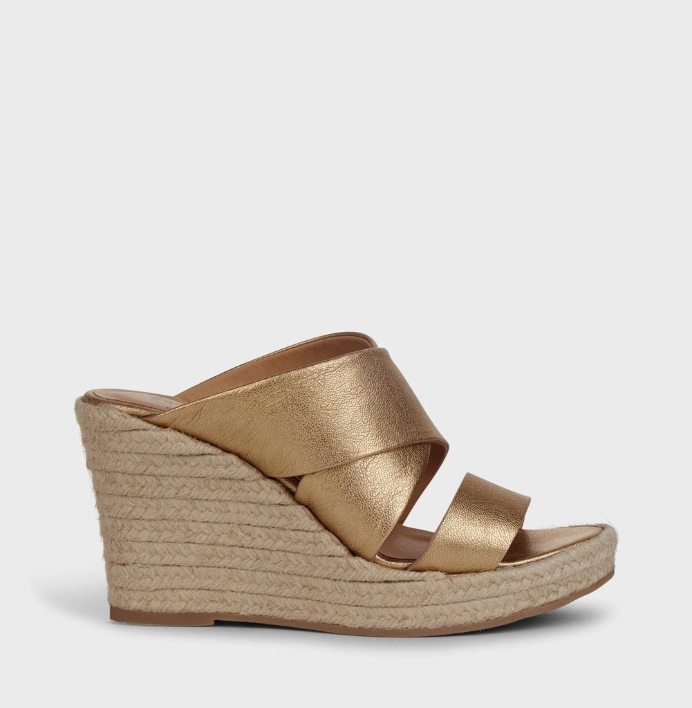 Bella Gold Espadrille Mules 11-006-011 - 6