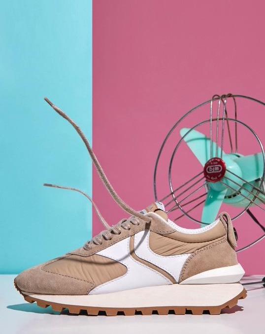 Qwark Woman Beige Chunky Sneakers 2,02E+10 - 7