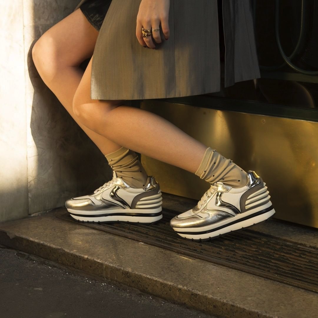 Maran Power Silver Chunky Sneakers - 7