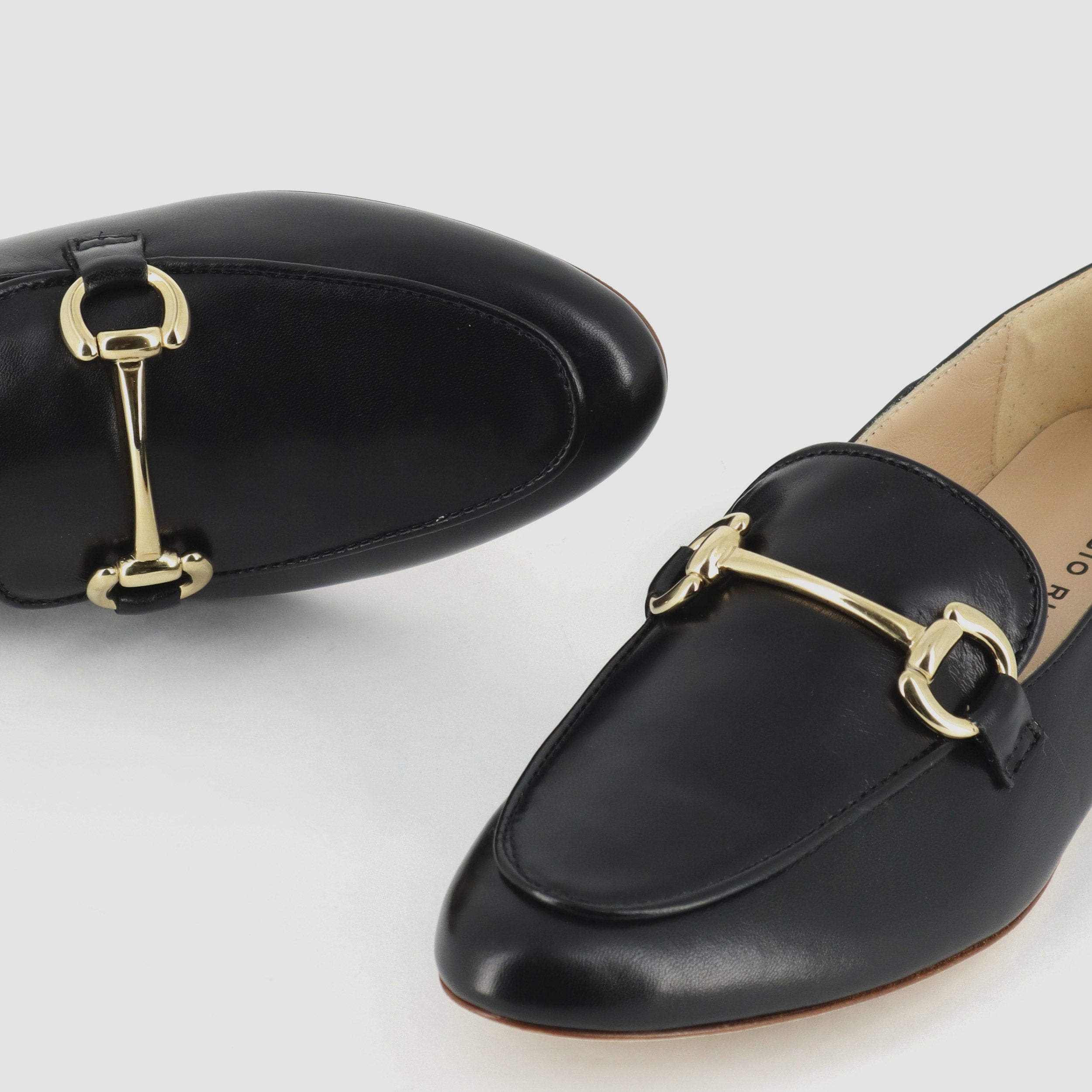 Isidora Black Nappa Loafers S-5383BLACK - 4