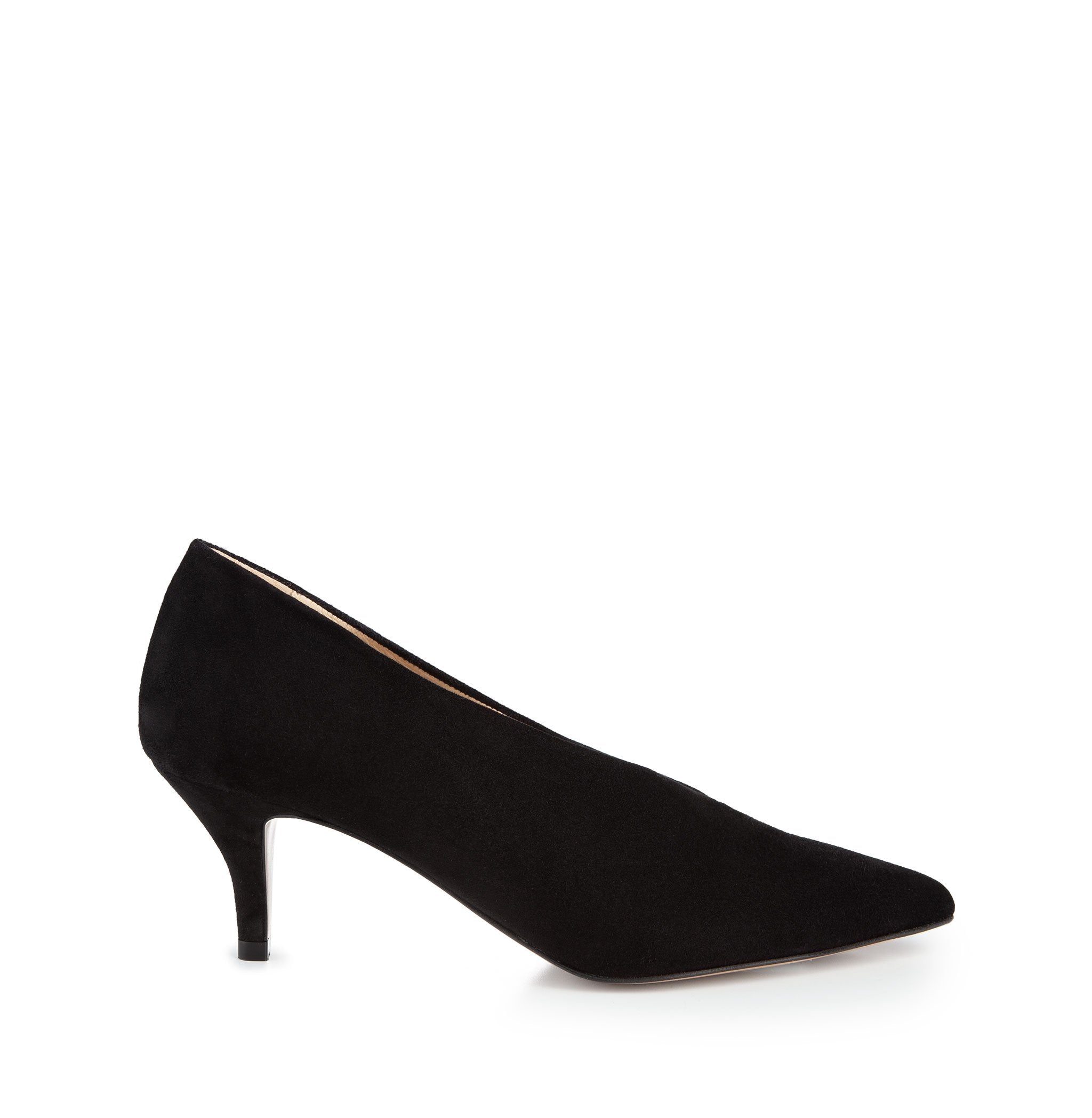 Mia Black Suede Pumps Heels 01-013-011 - 1