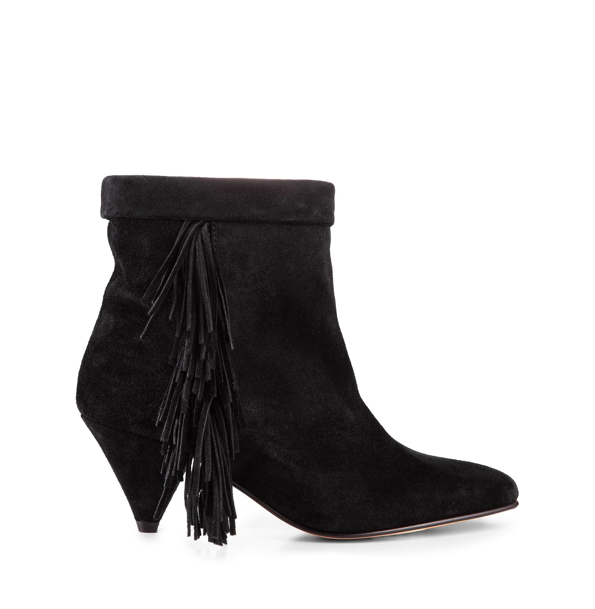 Mimi Suede Black Boots 03-020-011 - 1