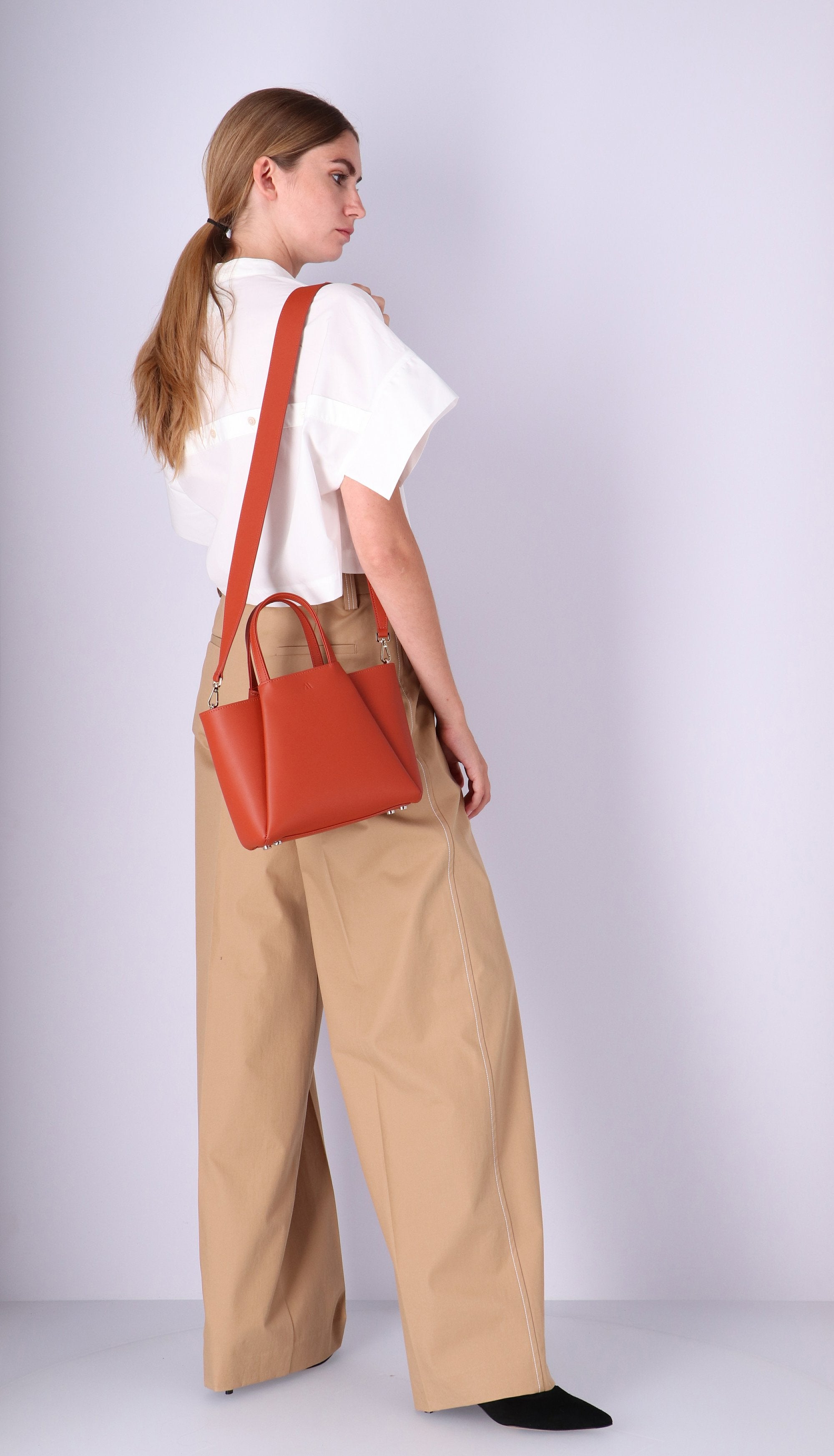 Mini Pyramid Terracotta Bag Bags