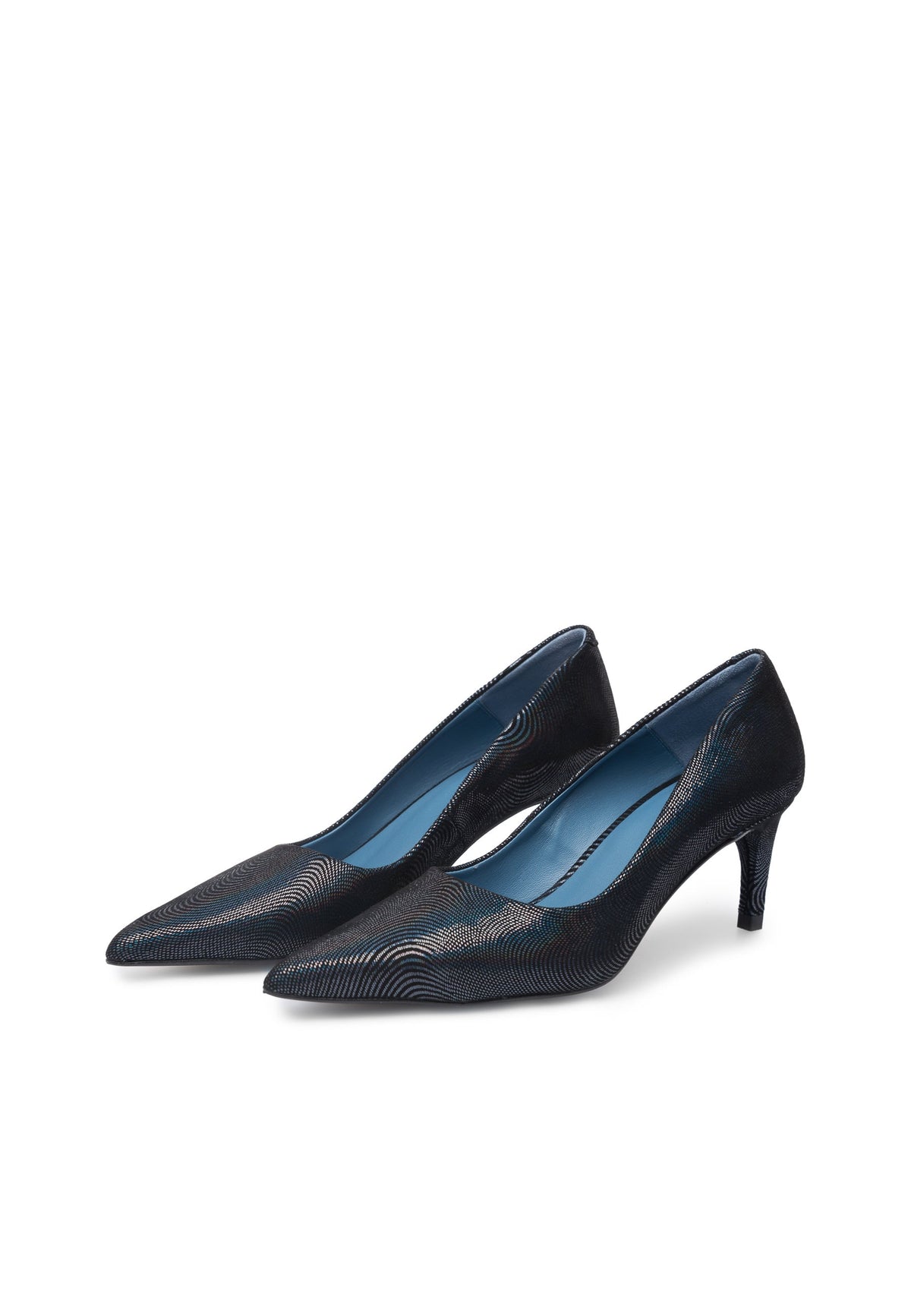 LÄST Kelly - Embossed Leather - Black Shoes Black