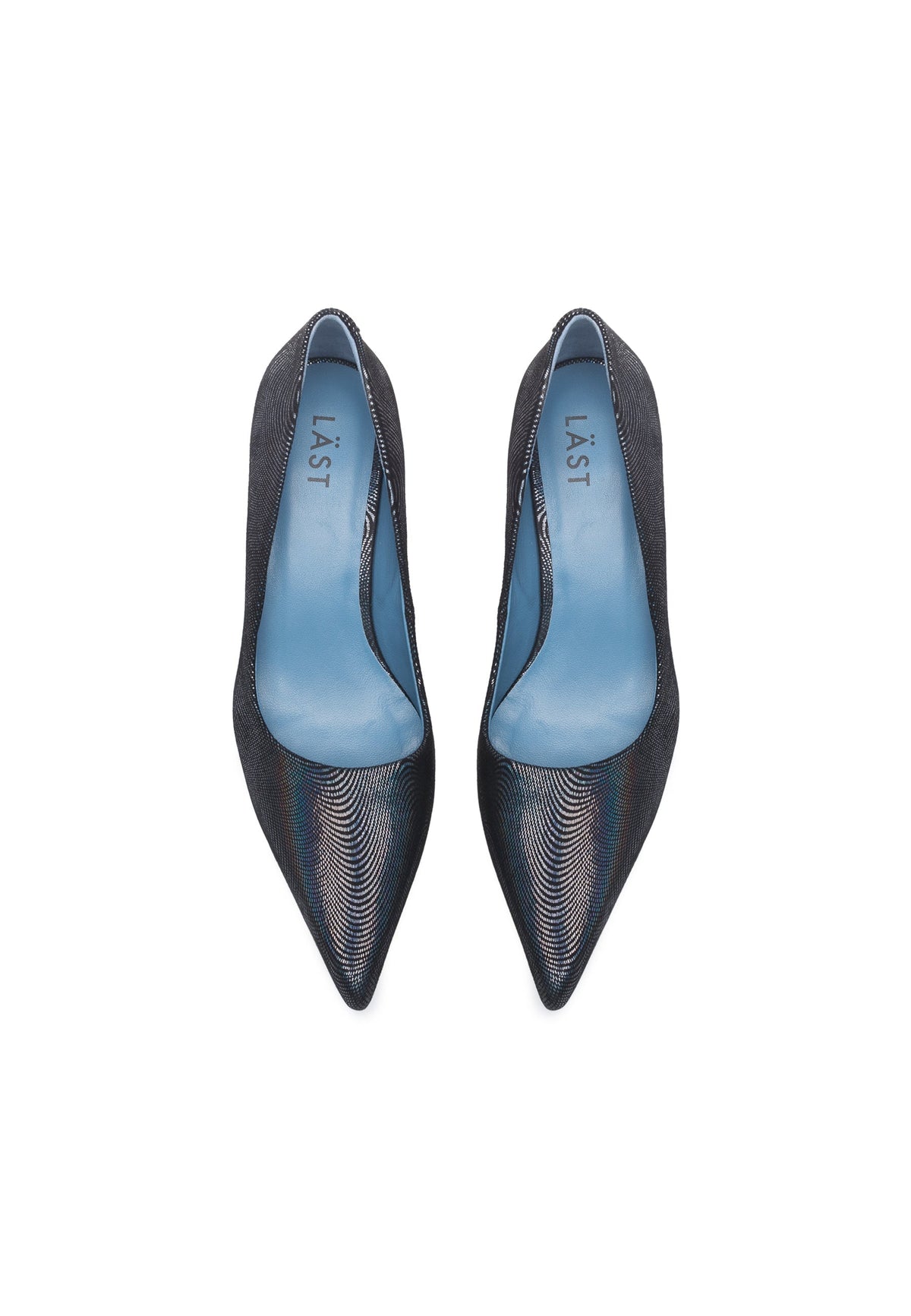LÄST Kelly - Embossed Leather - Black Shoes Black