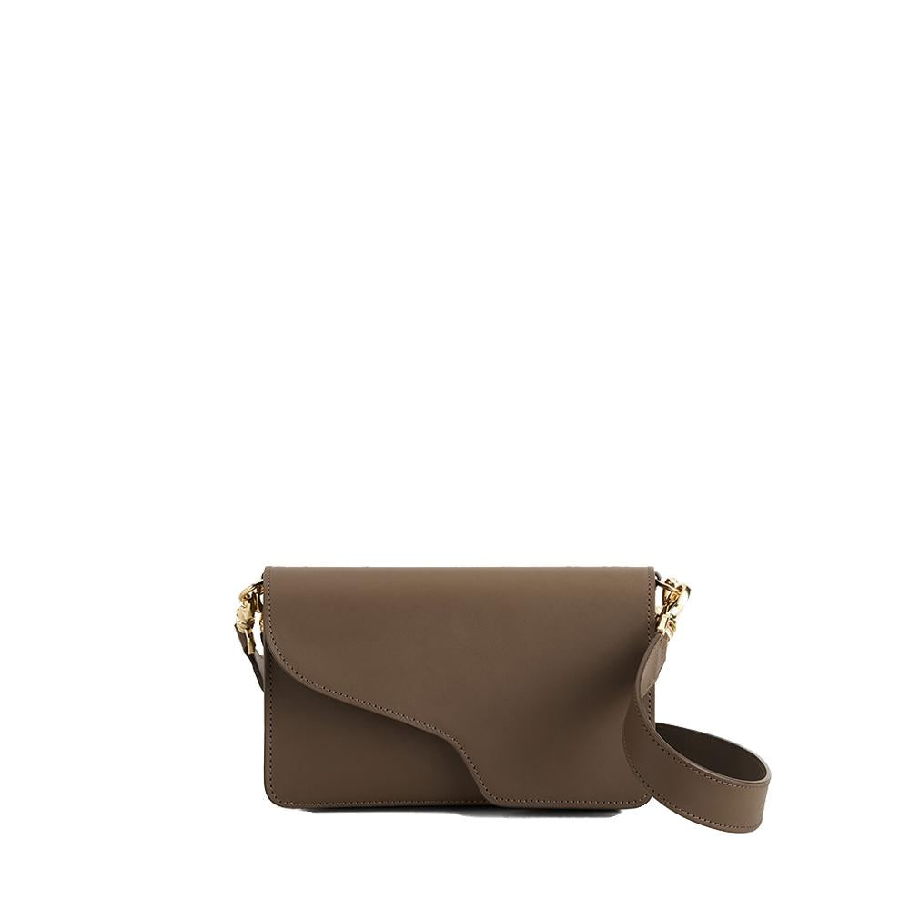 Assisi Khaki Brown Crossbody Bag Bags