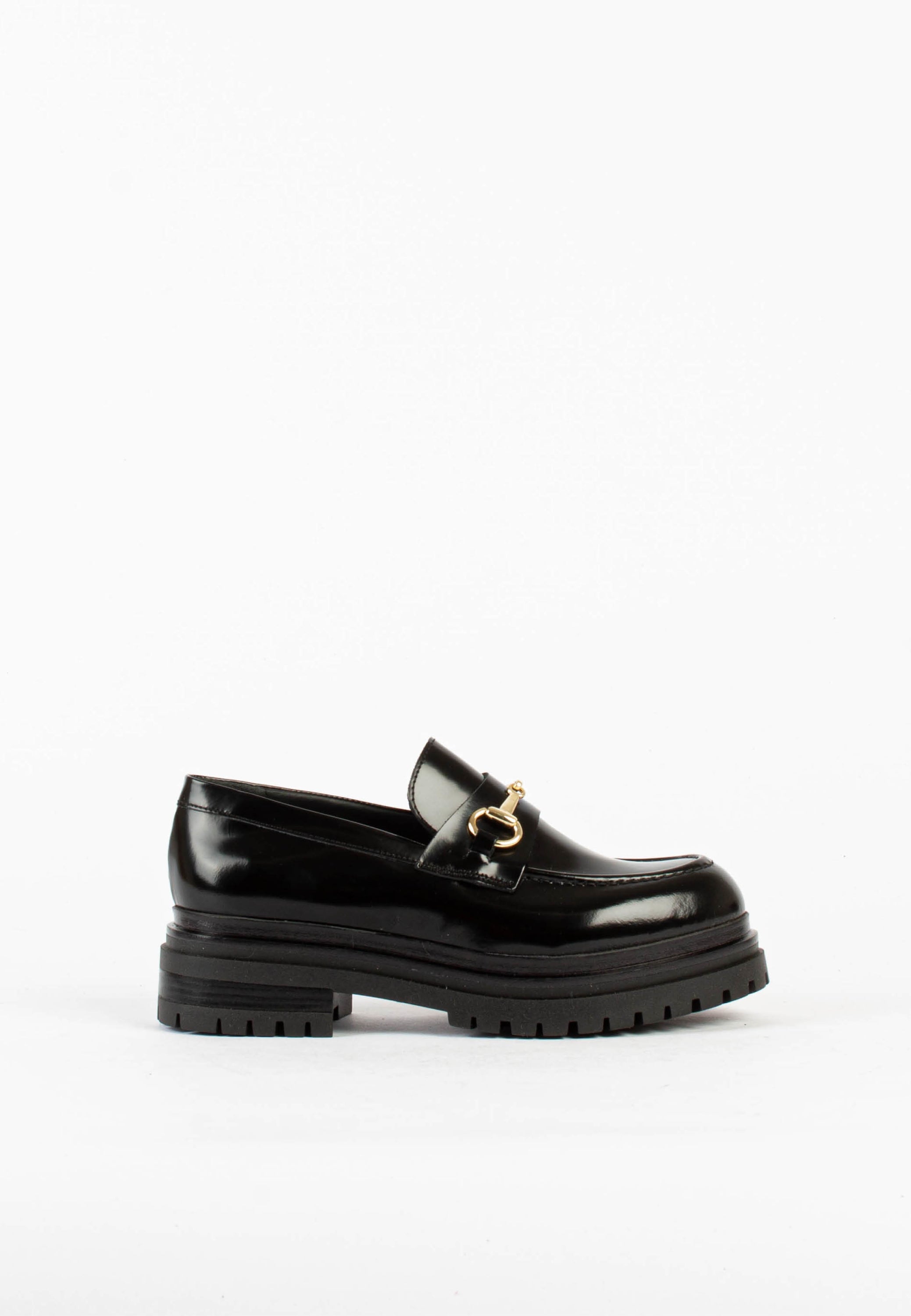 Lala Black Polido Chunky Loafers LALA-BLK - 7