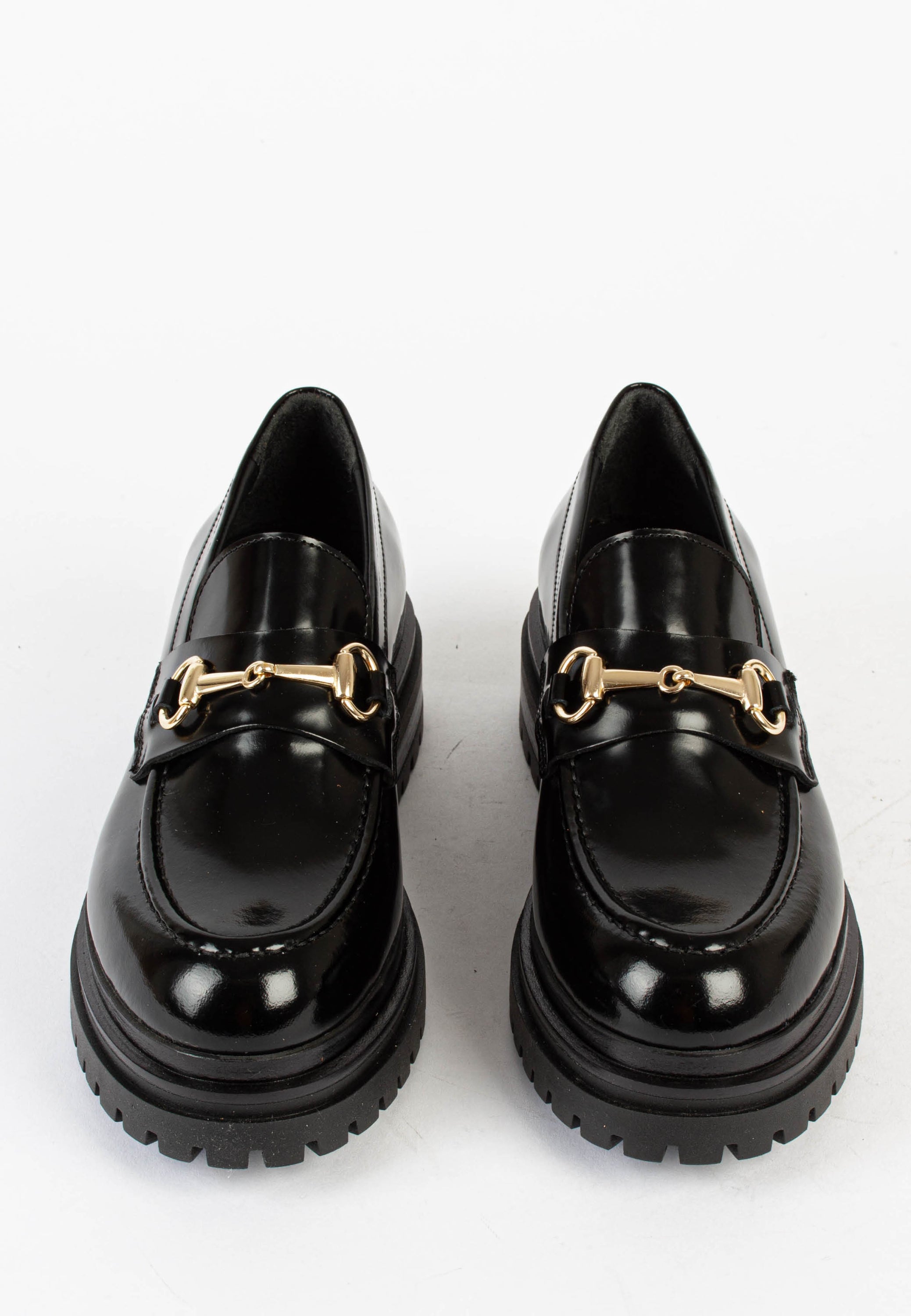 Lala Black Polido Chunky Loafers LALA-BLK - 6