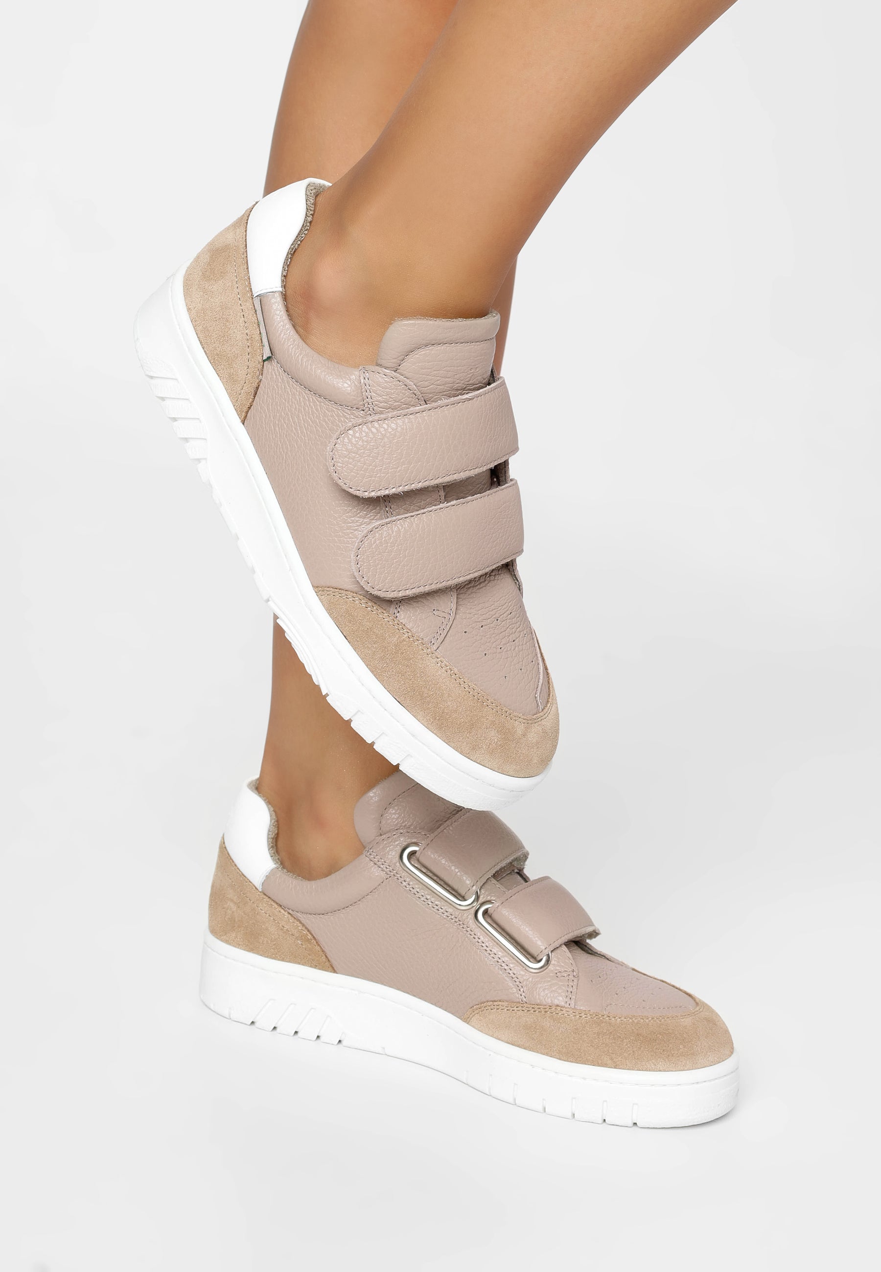 Bella Taupe Retro Sneakers LAST1492 - 2