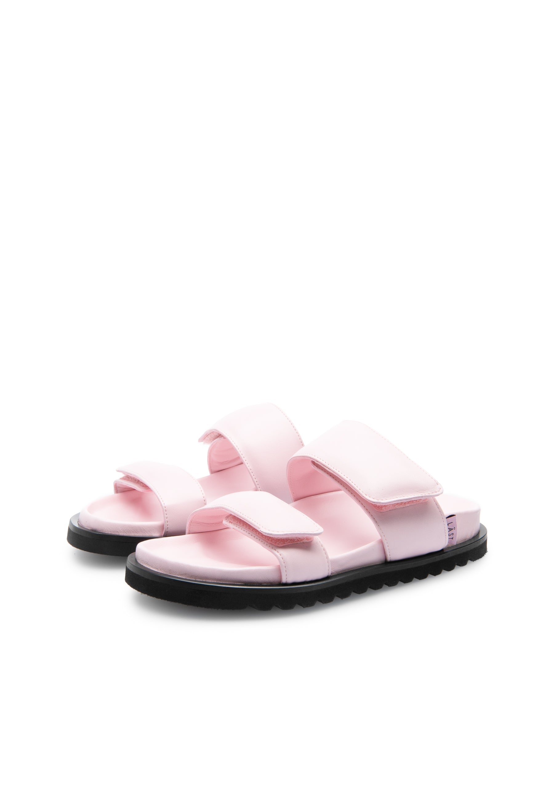 Corine Pink Leather Puffy Sandals LAST1515 - 3