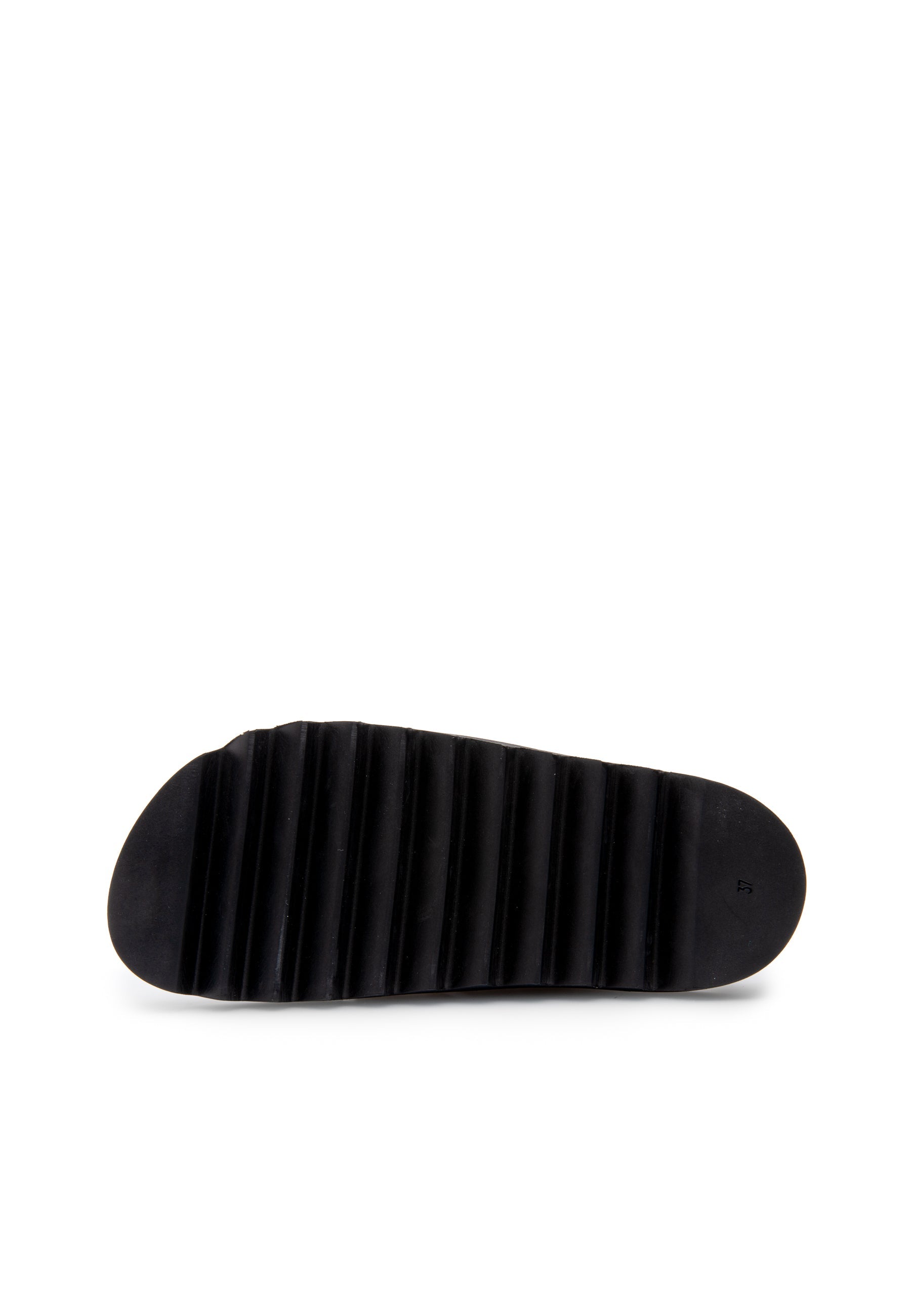 Maggie Black Leather Chunky Sandals LAST1553 - 7