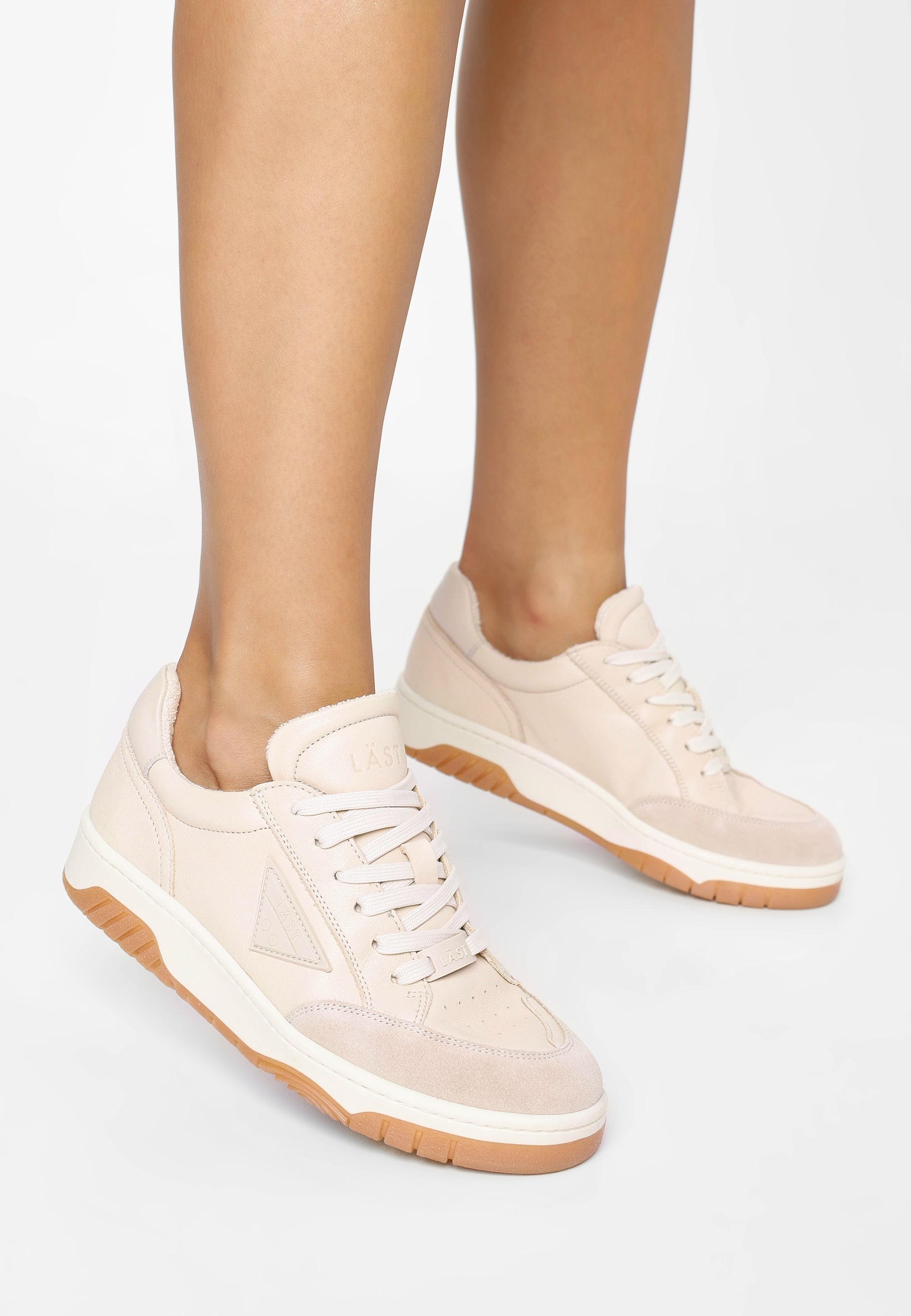 B-Ball Cream Retro Sneakers LAST1565 - 8