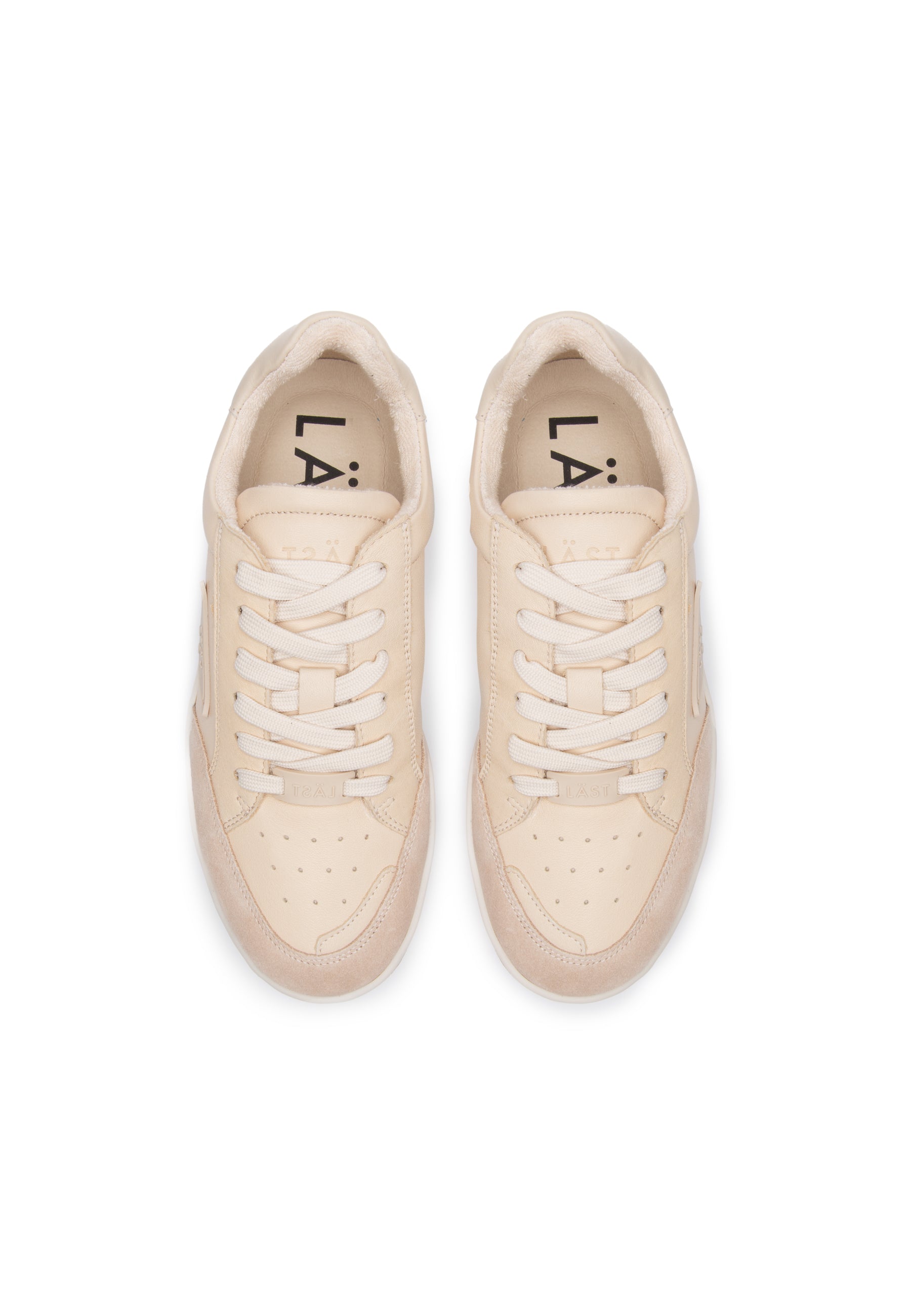 B-Ball Cream Retro Sneakers LAST1565 - 4