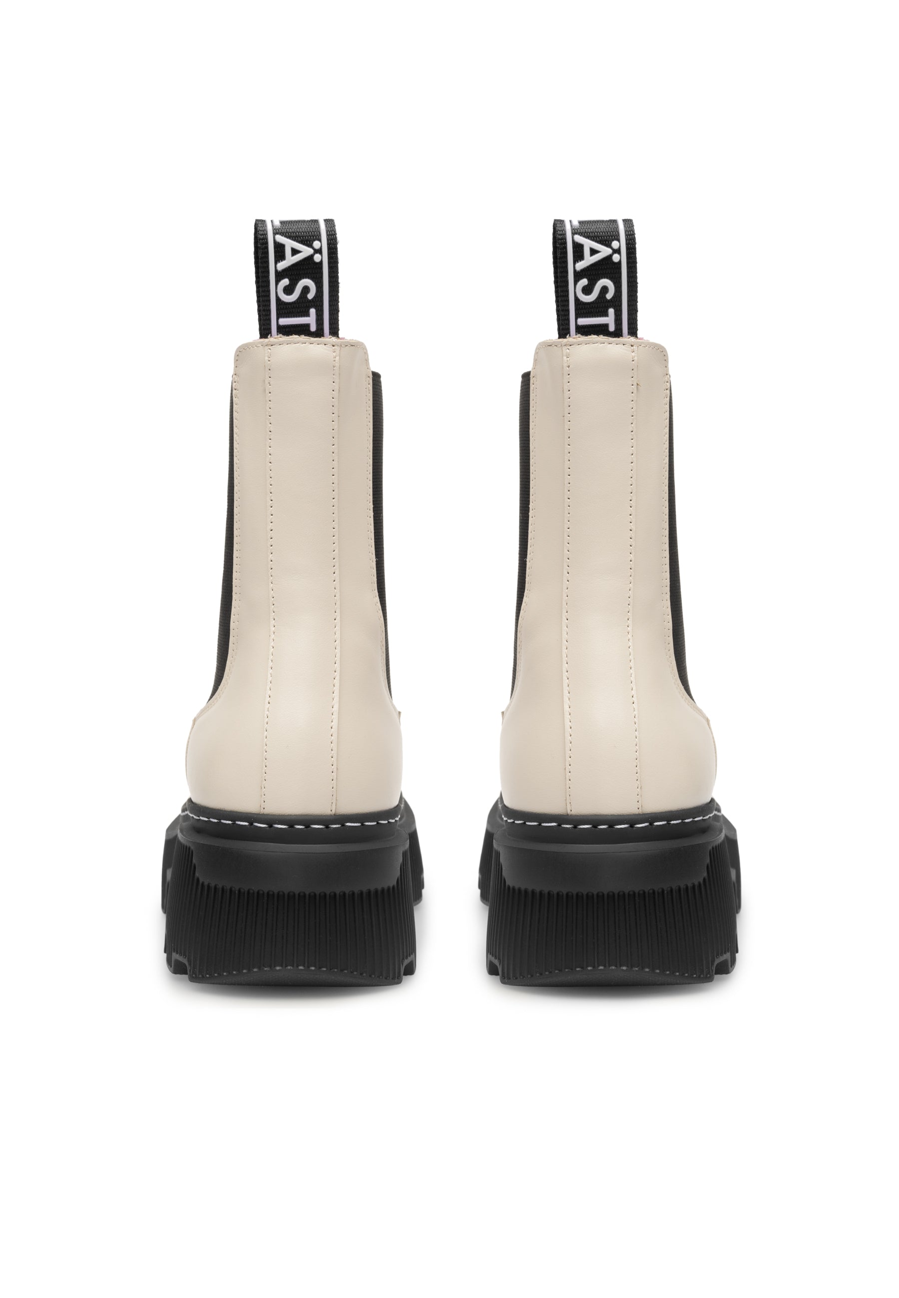 Trixy Off White Chelsea Boots LAST1698 - 5