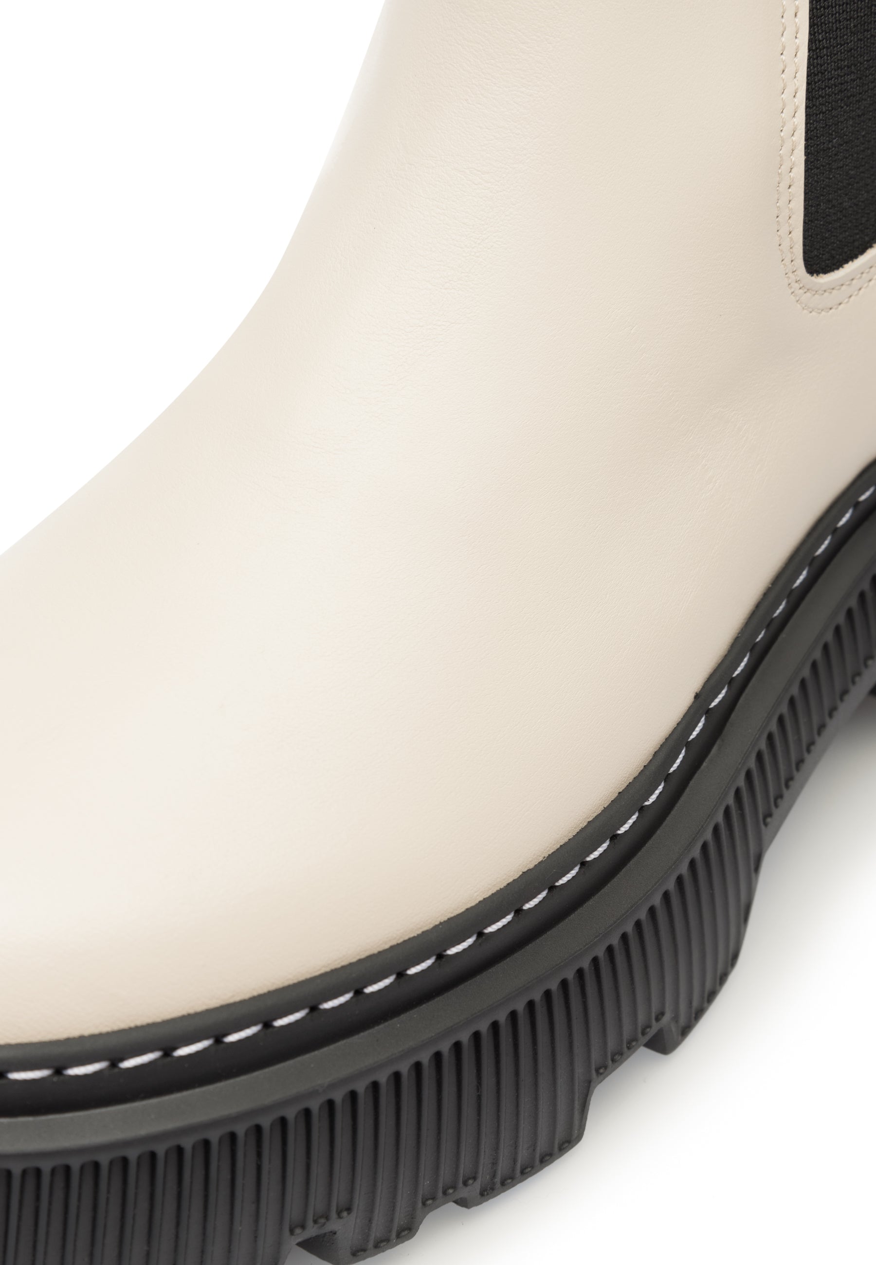 Trixy Off White Chelsea Boots LAST1698 - 6