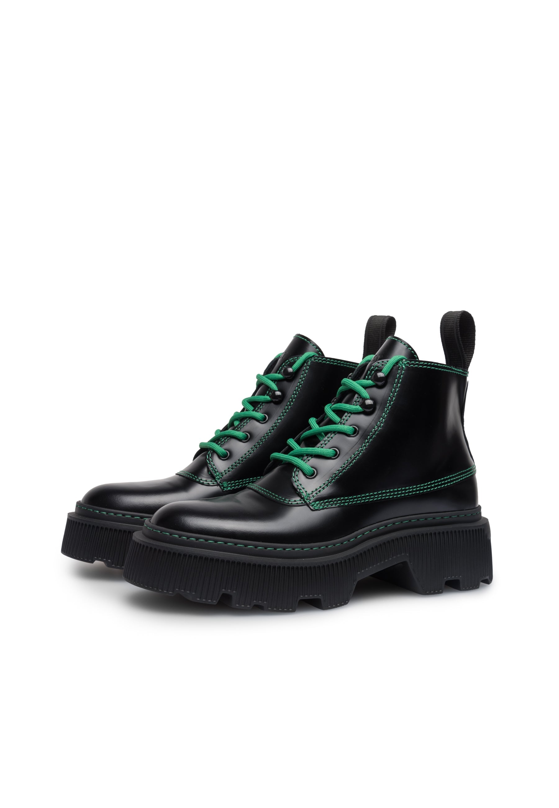 Anine Black Polido Leather Boots LAST1705 - 3