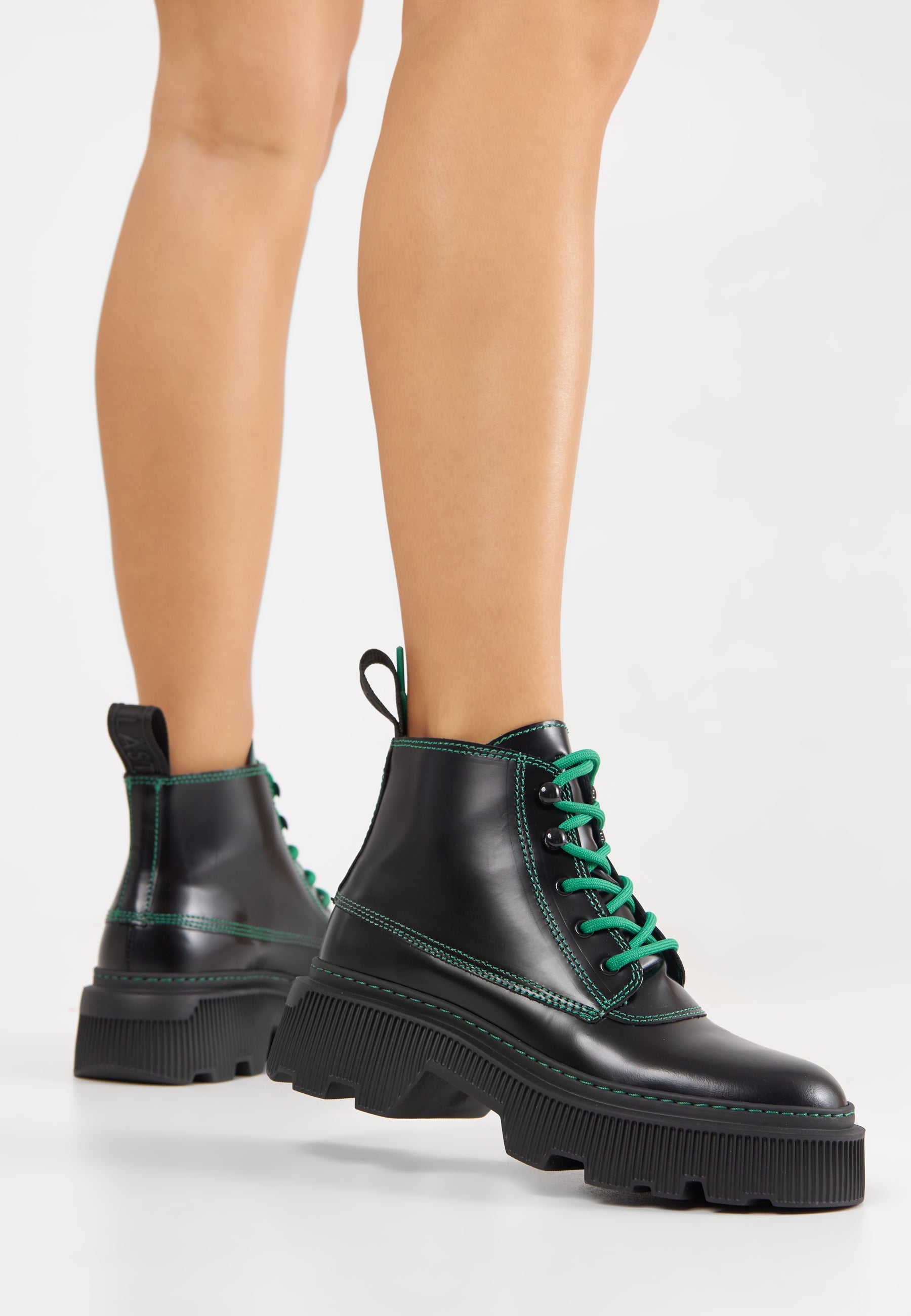 Anine Black Polido Leather Boots LAST1705 - 2