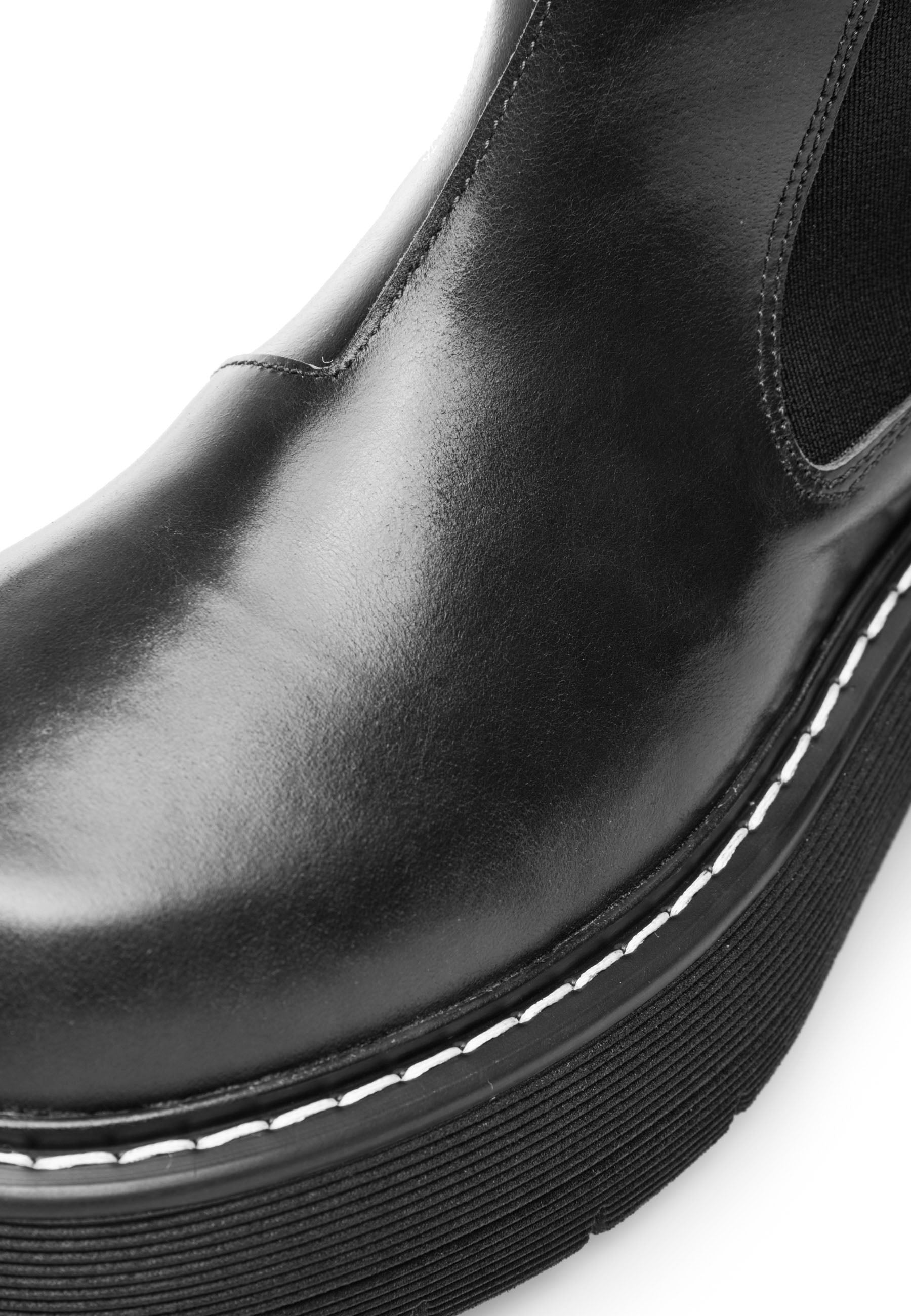 Joy All Black High Chelsea Boots LAST1730 -5