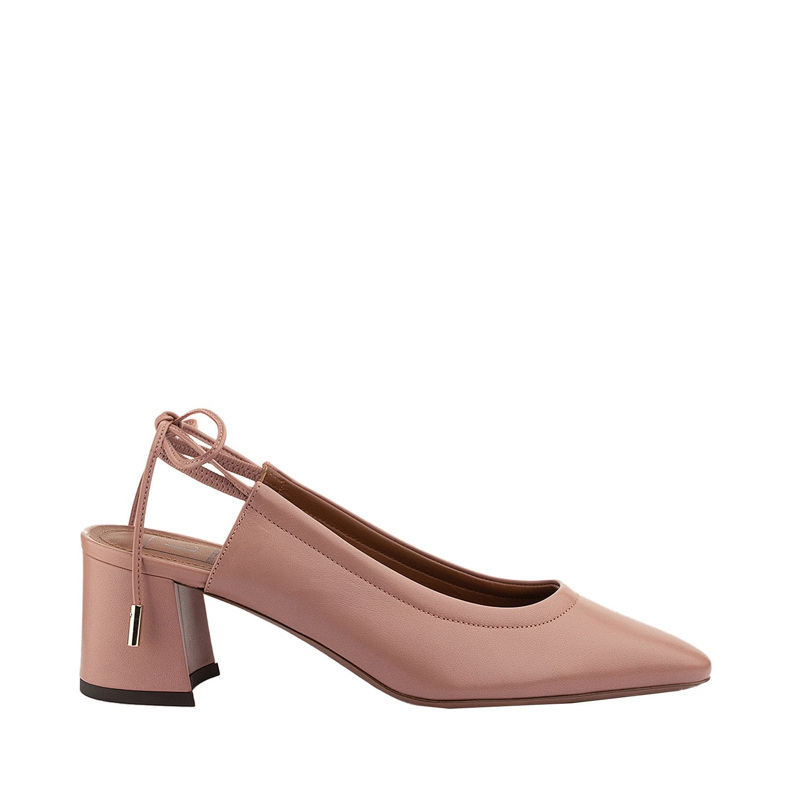Slingback Shoes In Antique Rose Nappa Heels LDL037.60CP26158010 - 1