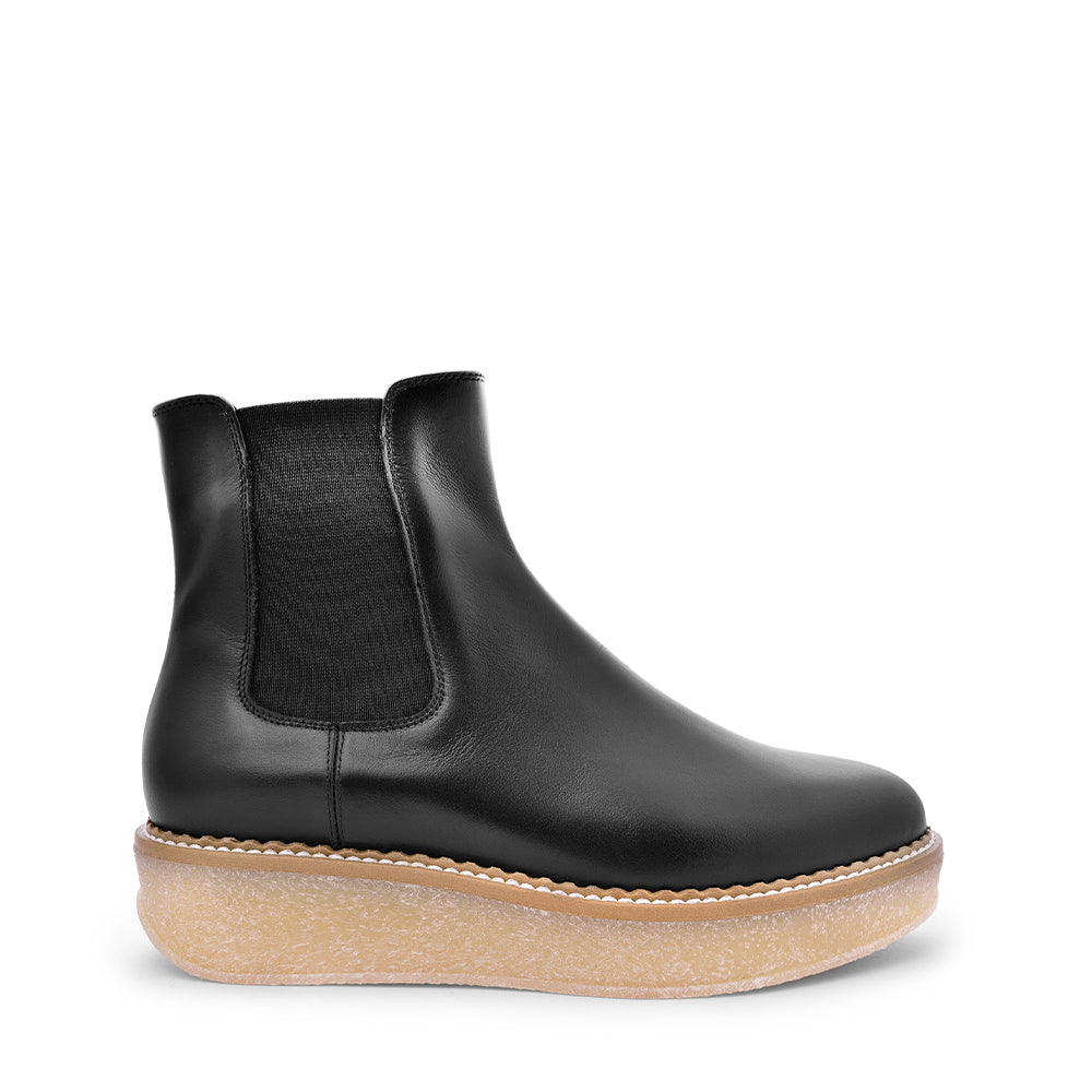 Machi Black Leather Chelsea Boots 2005_BLACK- 1
